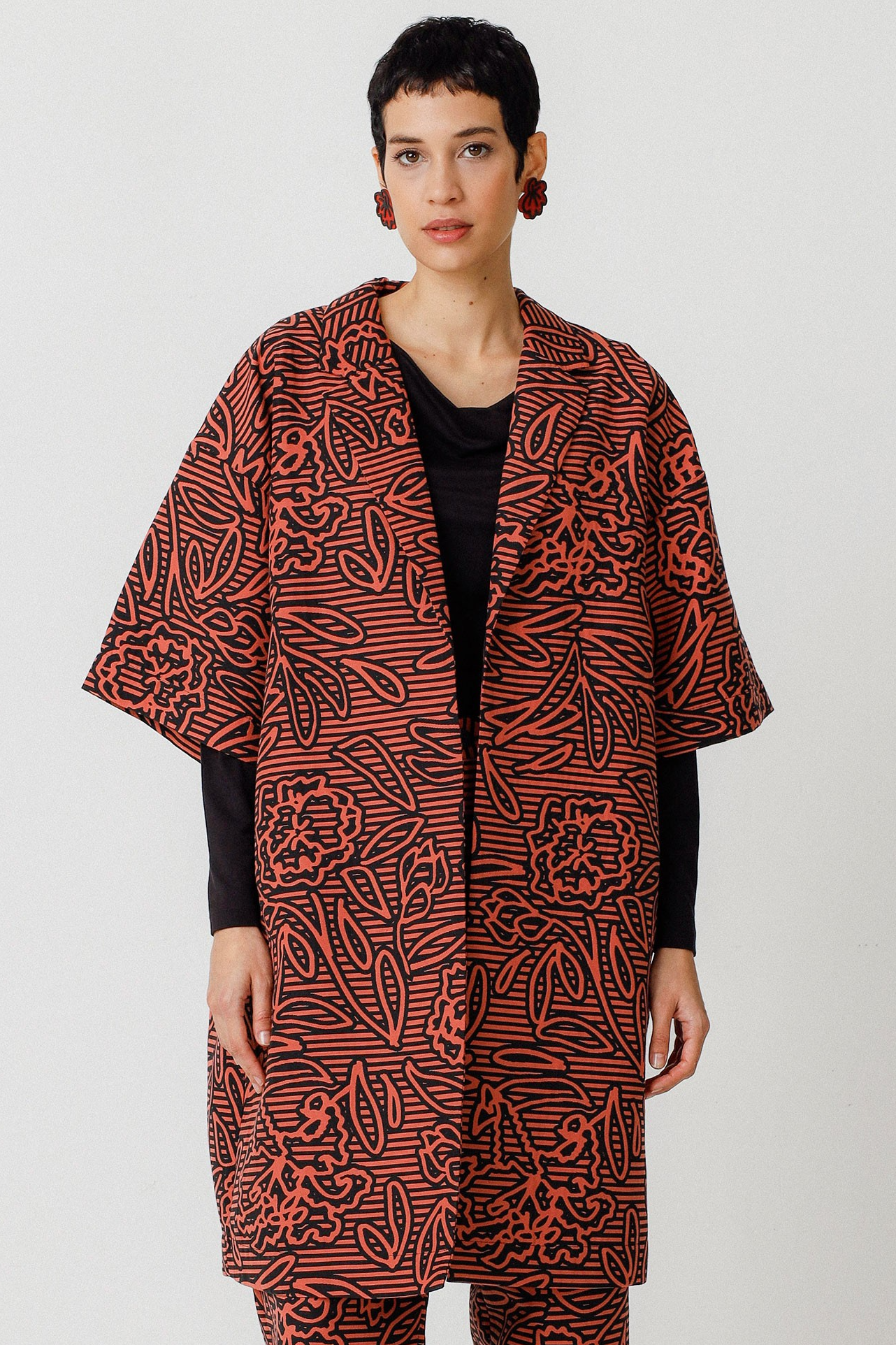 SKFK Damen vegan Jacke Baia Rot