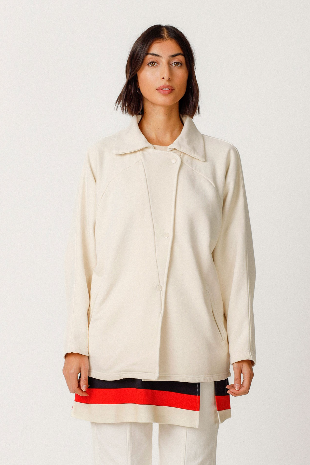 Image of SKFK dames vegan Sweatshirt Madalen Beige