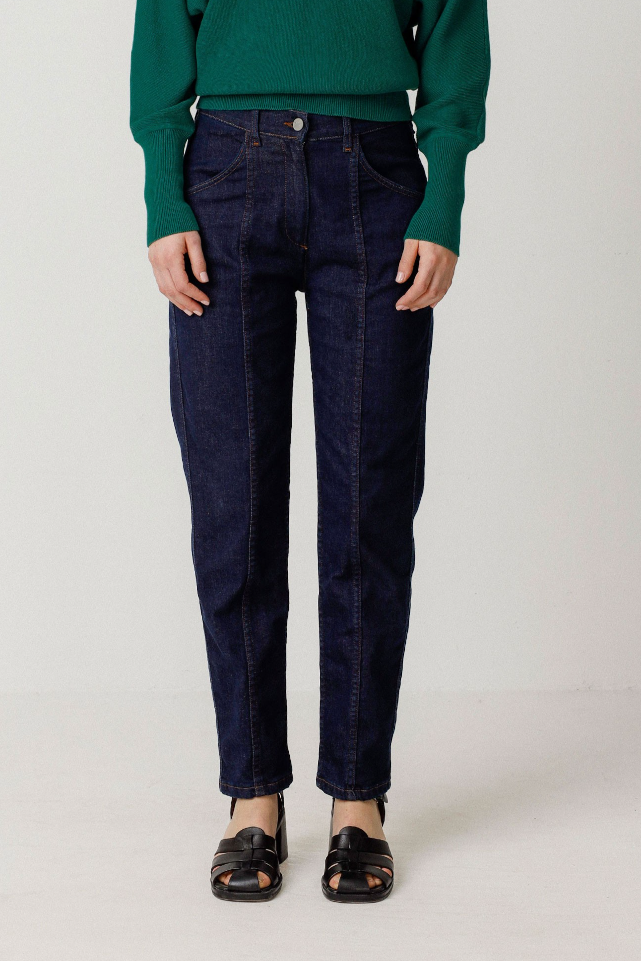 Image of SKFK dames vegan Broek Atela Blauw