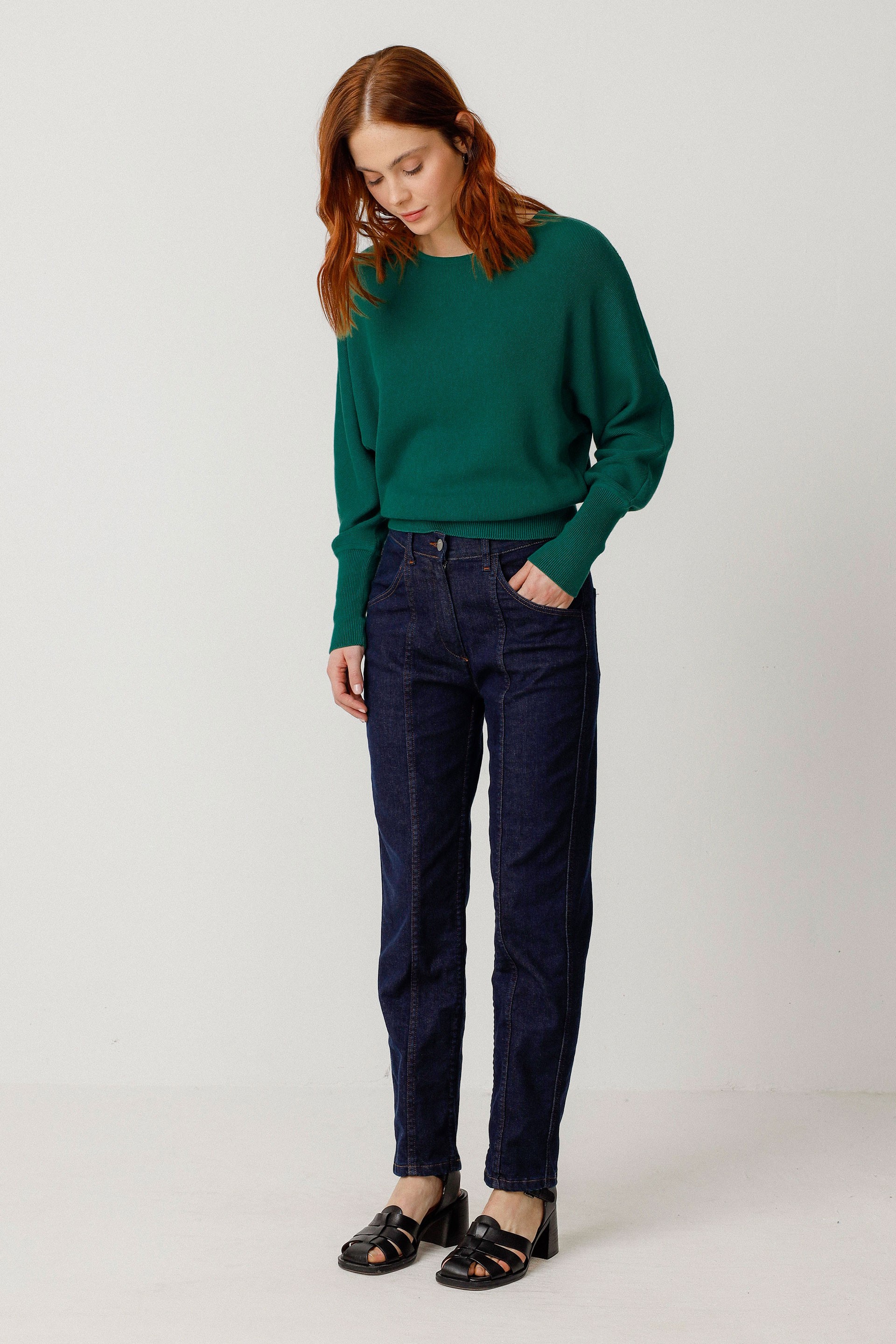 SKFK womens vegan Pants Atela Blue