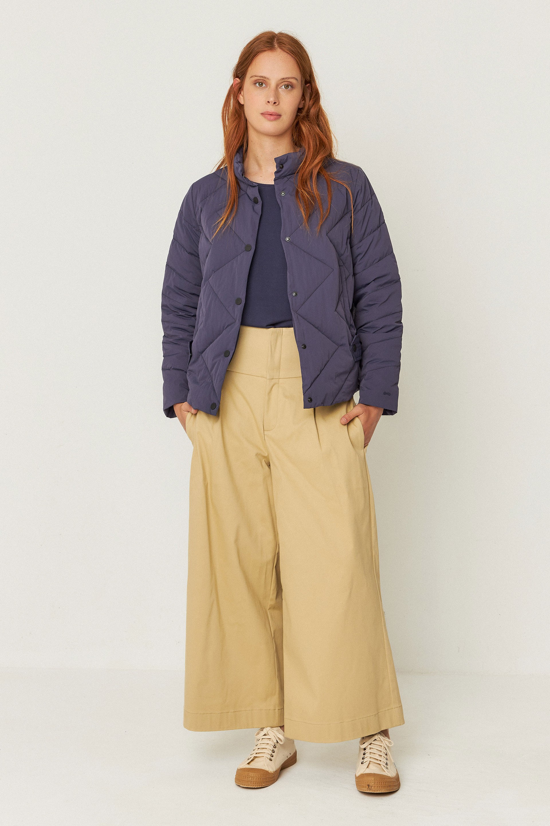 111782 - Damen vegan Jacke Eira Marineblau