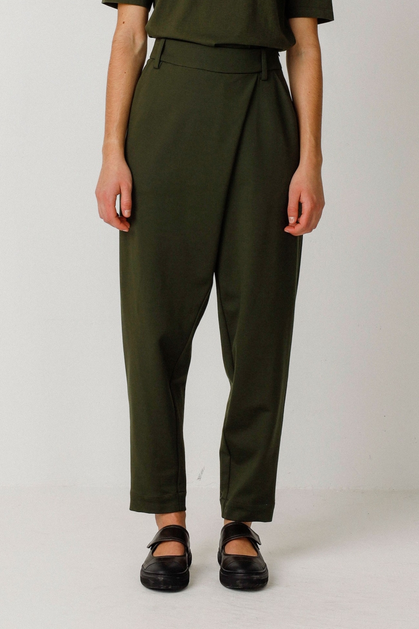 Image of SKFK dames vegan Broek Ezama Wortel Gesneden Groen