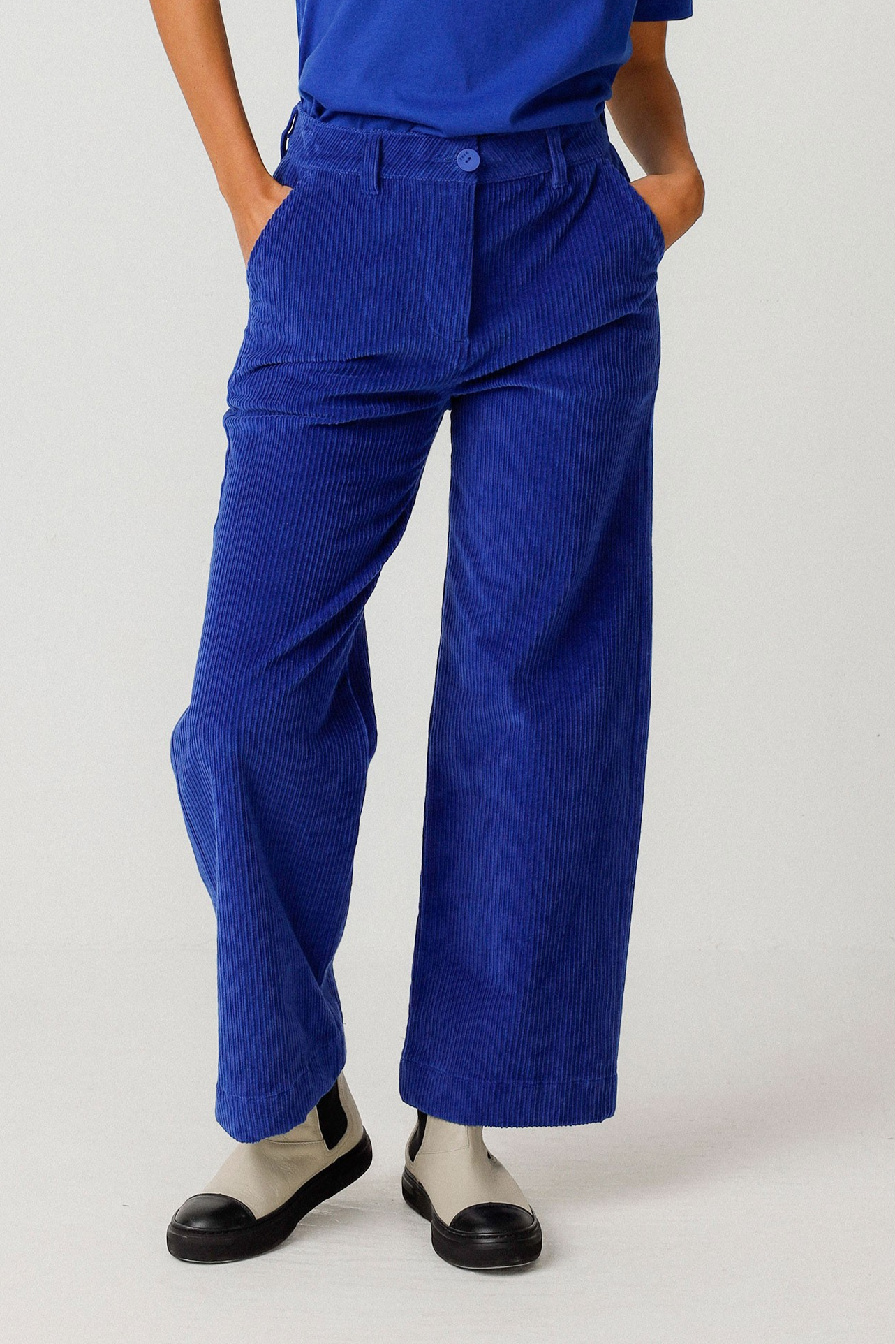 Image of SKFK dames vegan Broek Leartza Blauw