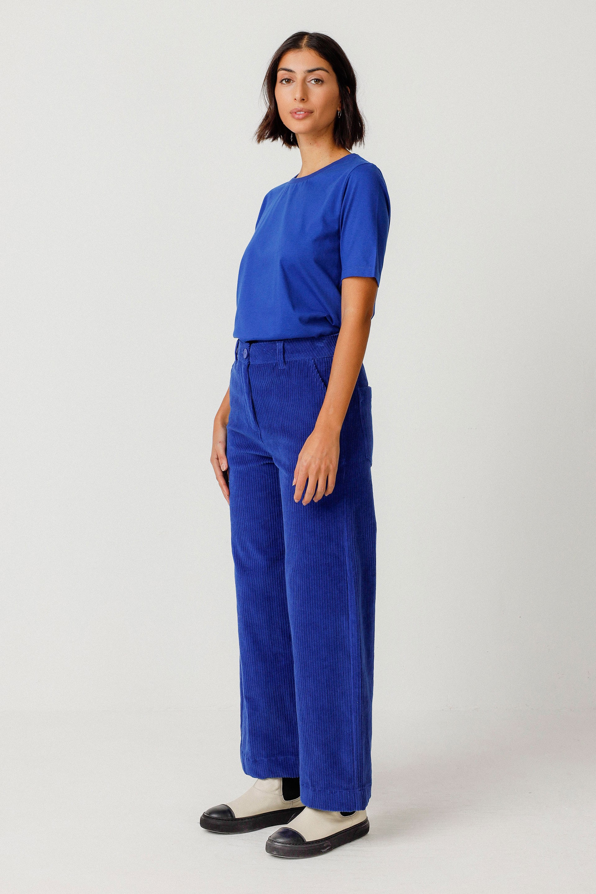 SKFK womens vegan Pants Leartza Blue