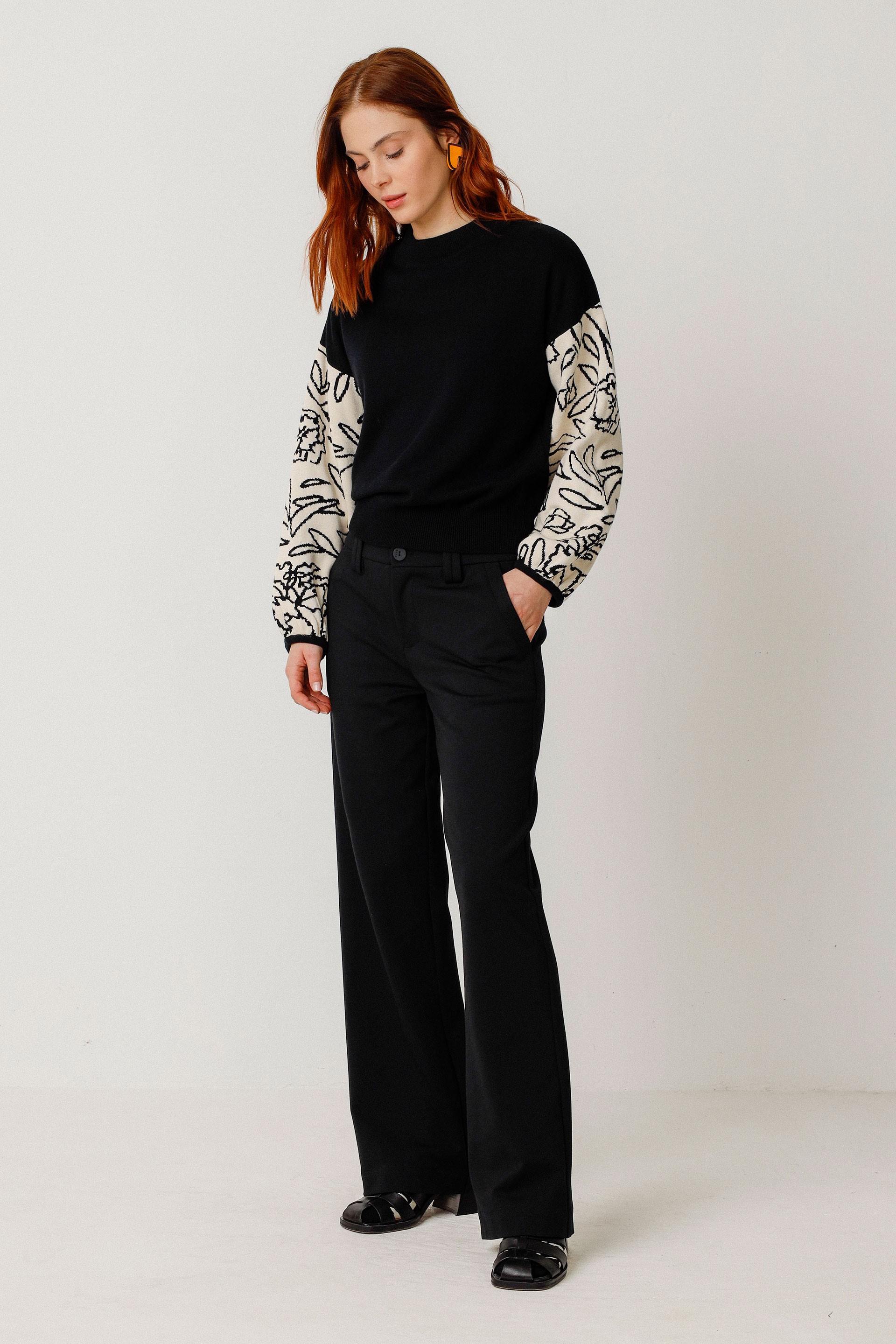SKFK womens vegan Sweater Aitza Black