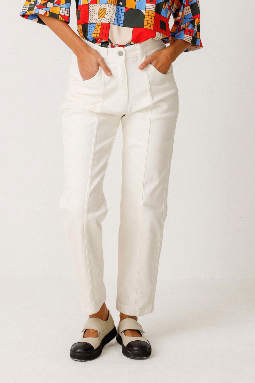 Image of SKFK dames vegan Broek Atela Beige