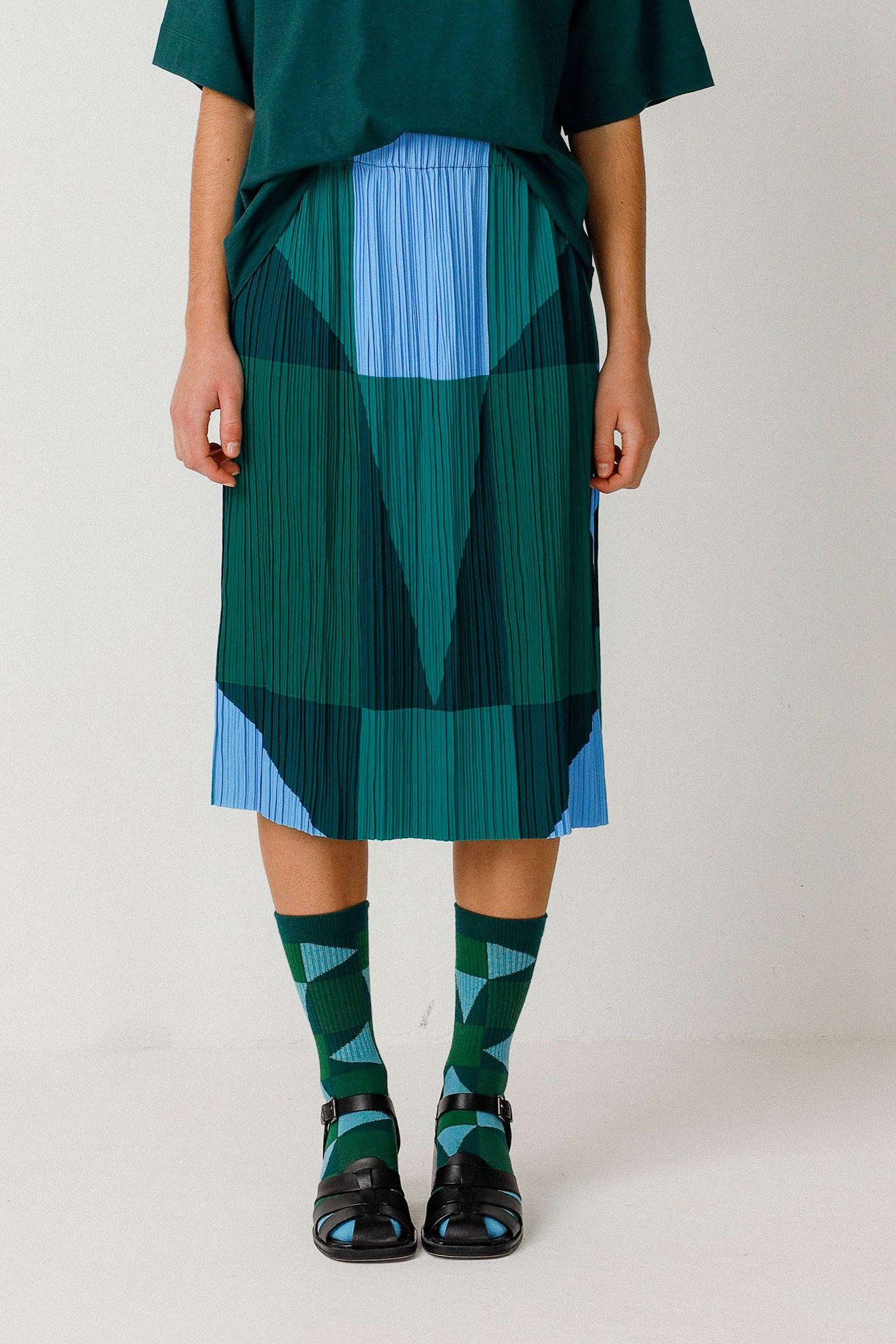 Image of SKFK dames vegan Rok Luzia Meerkleurig