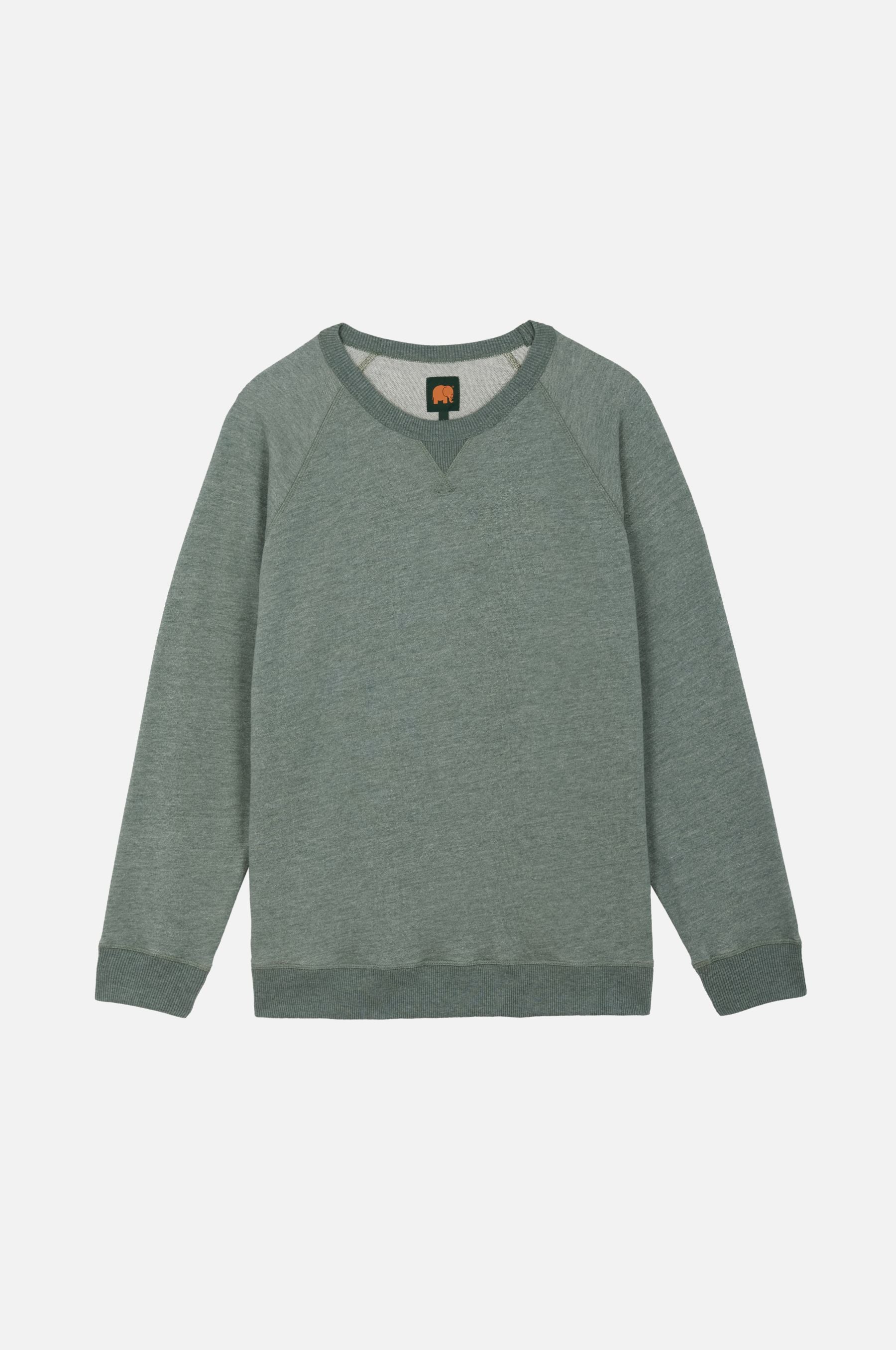 Trendsplant men vegan Sweater Essential Lightweight Salty Green