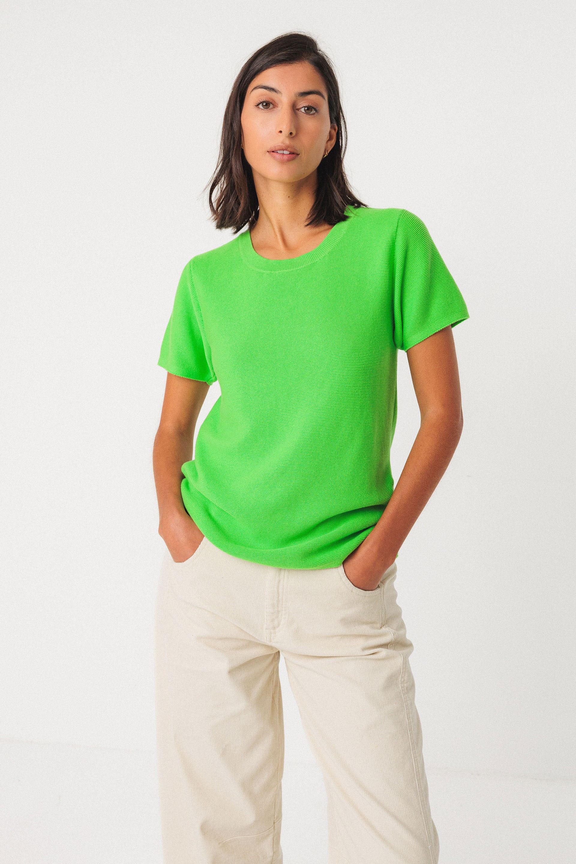 Image of SKFK dames vegan T-Shirt Bidari Groen