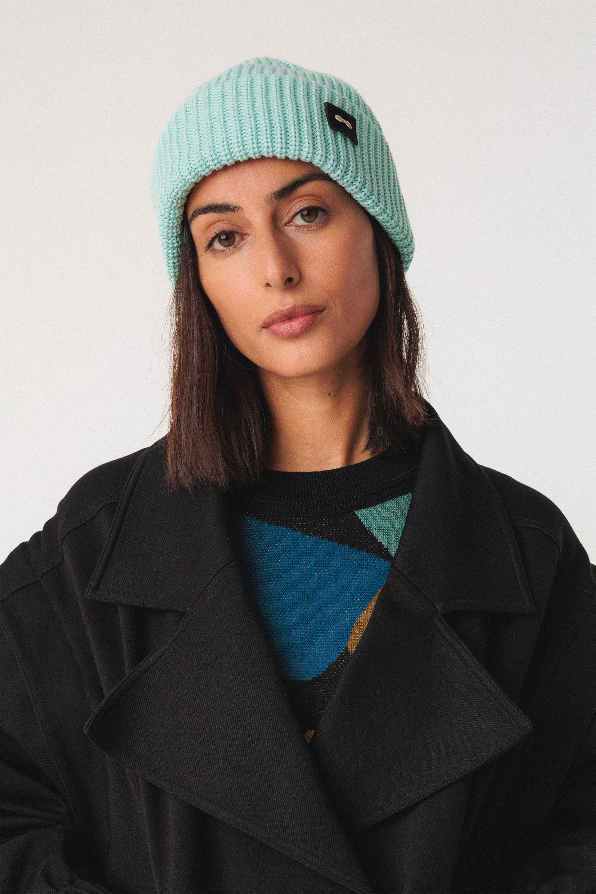 SKFK womens vegan Beanie Zala Blue