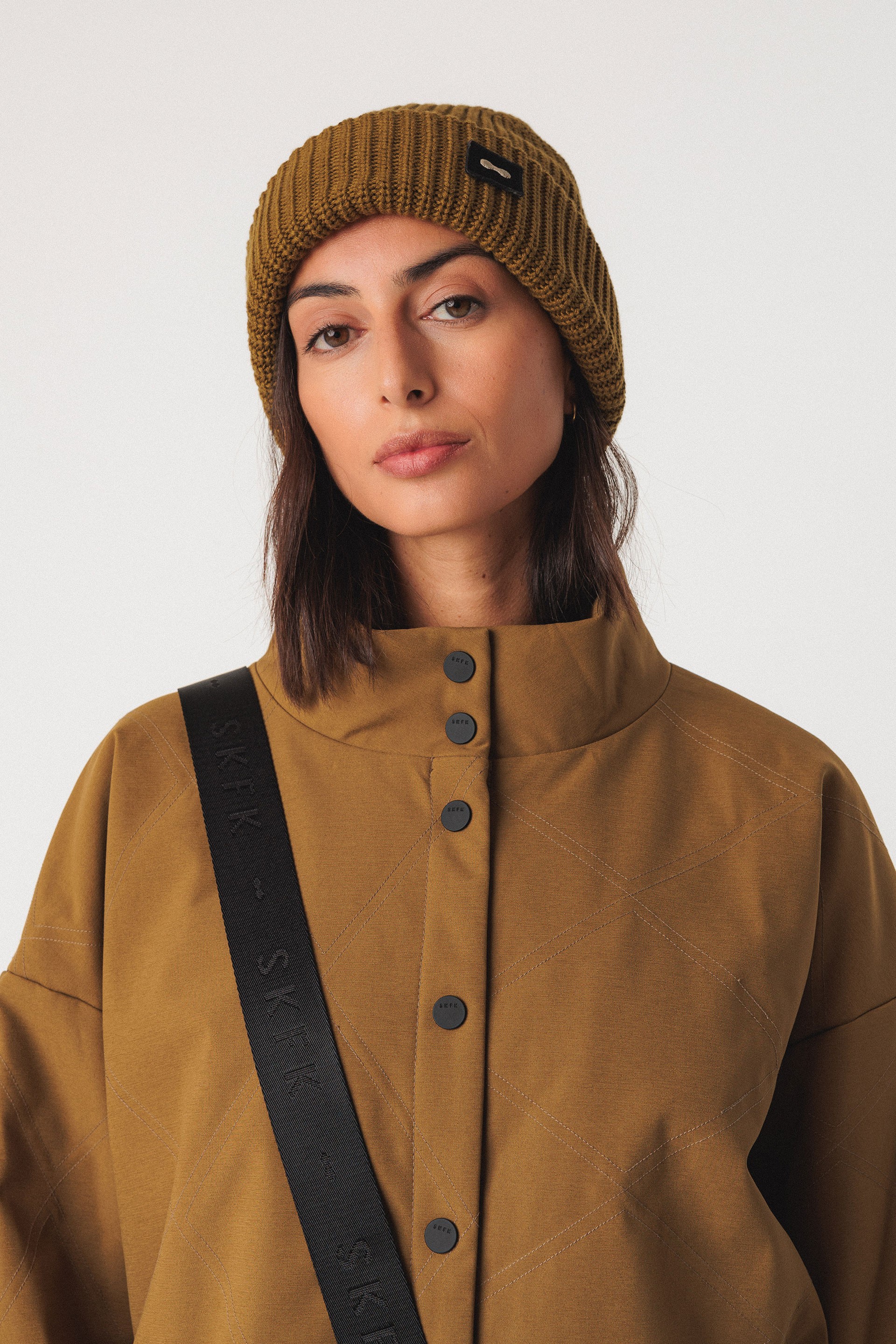 SKFK womens vegan Beanie Zala Brown