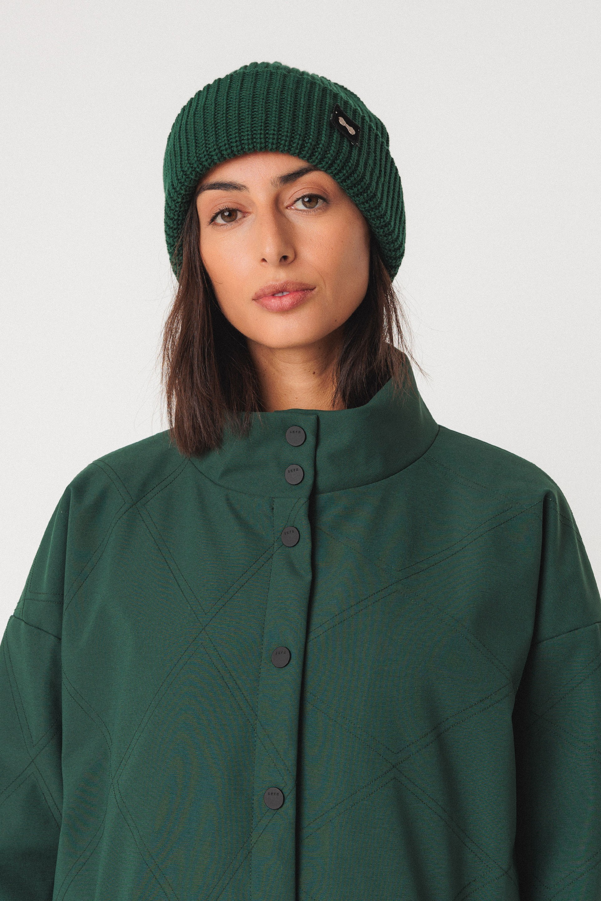 SKFK womens vegan Beanie Zala Green