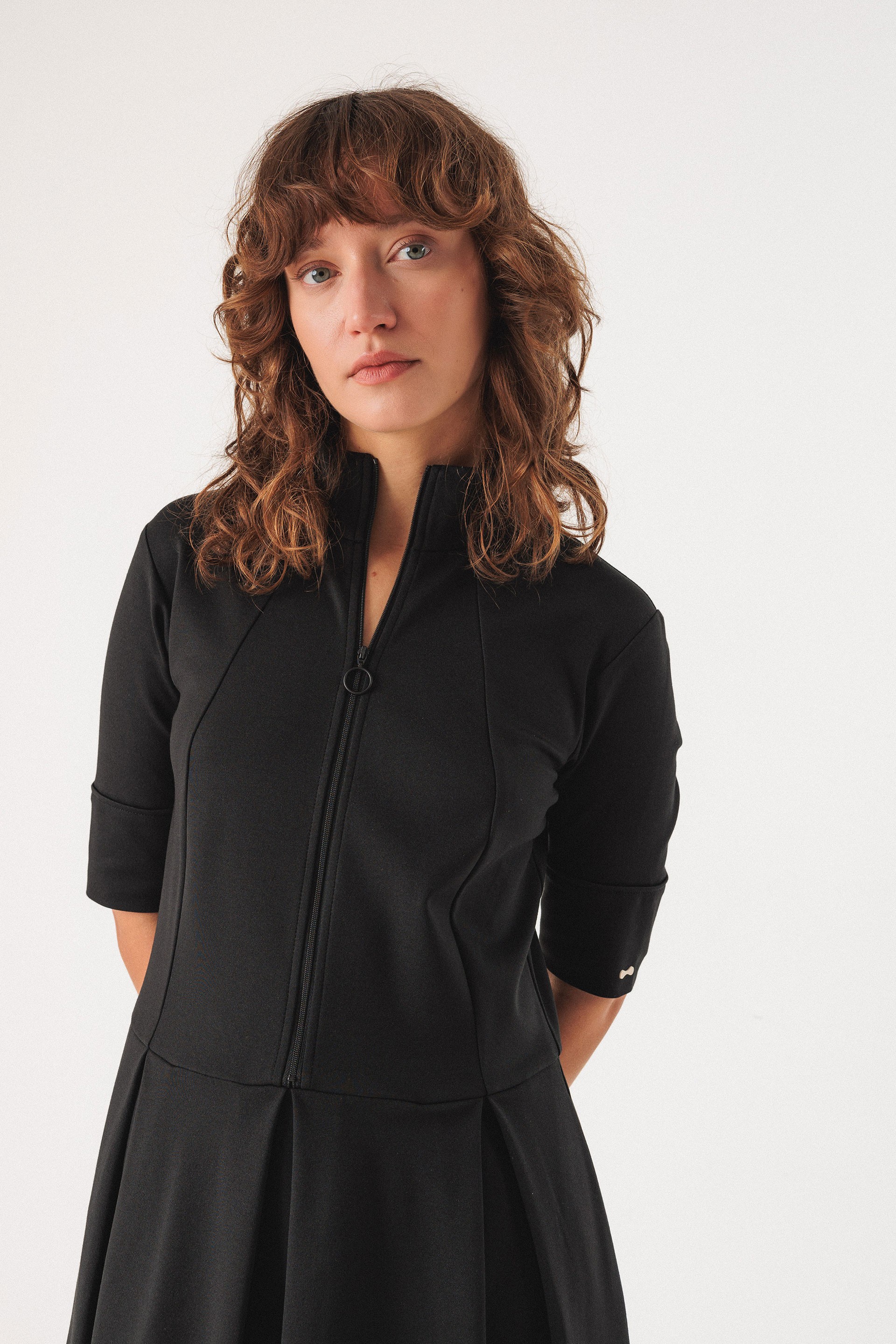 SKFK womens vegan Dress Alaitza Black