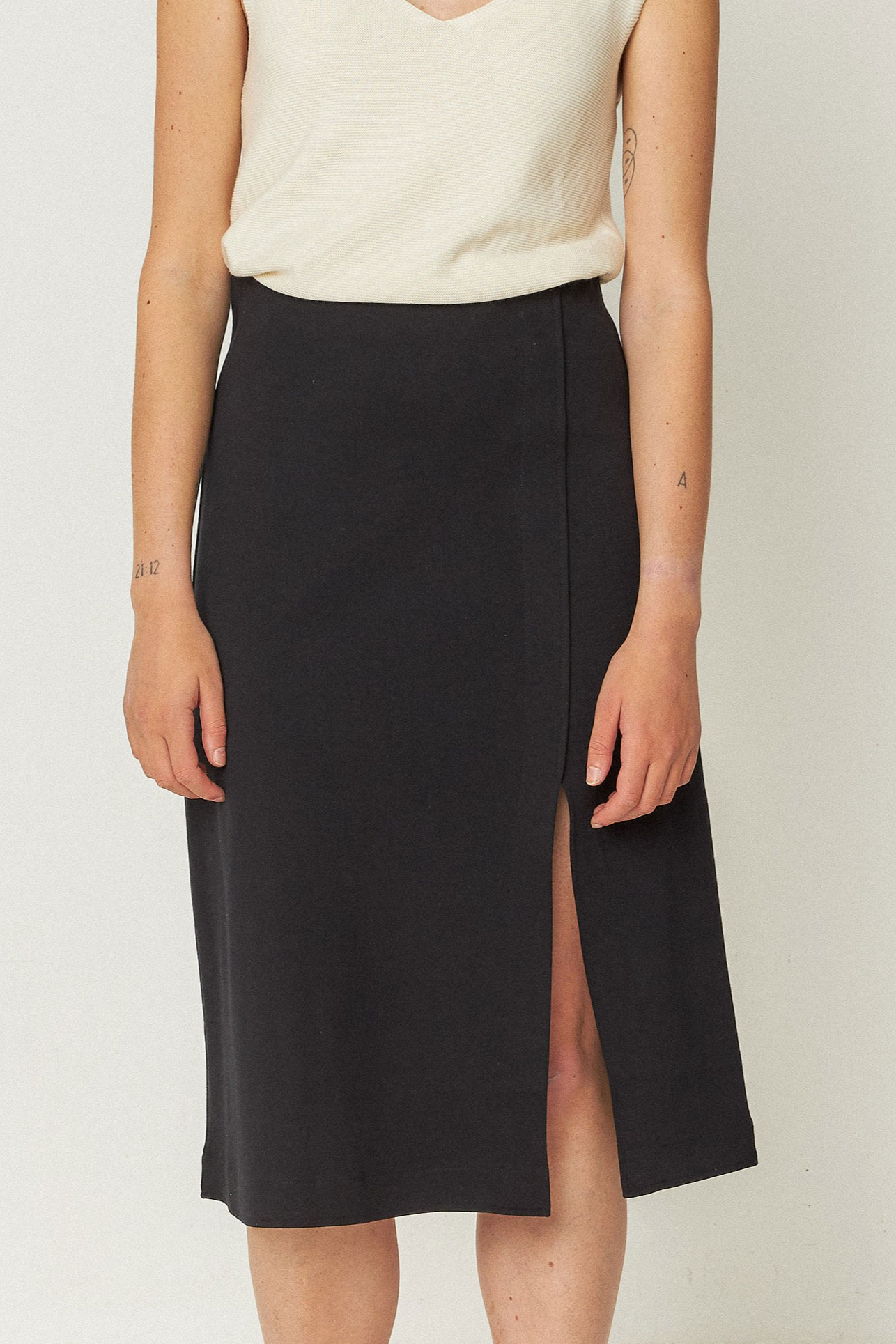 Image of SKFK dames vegan Rok Baiza Zwart