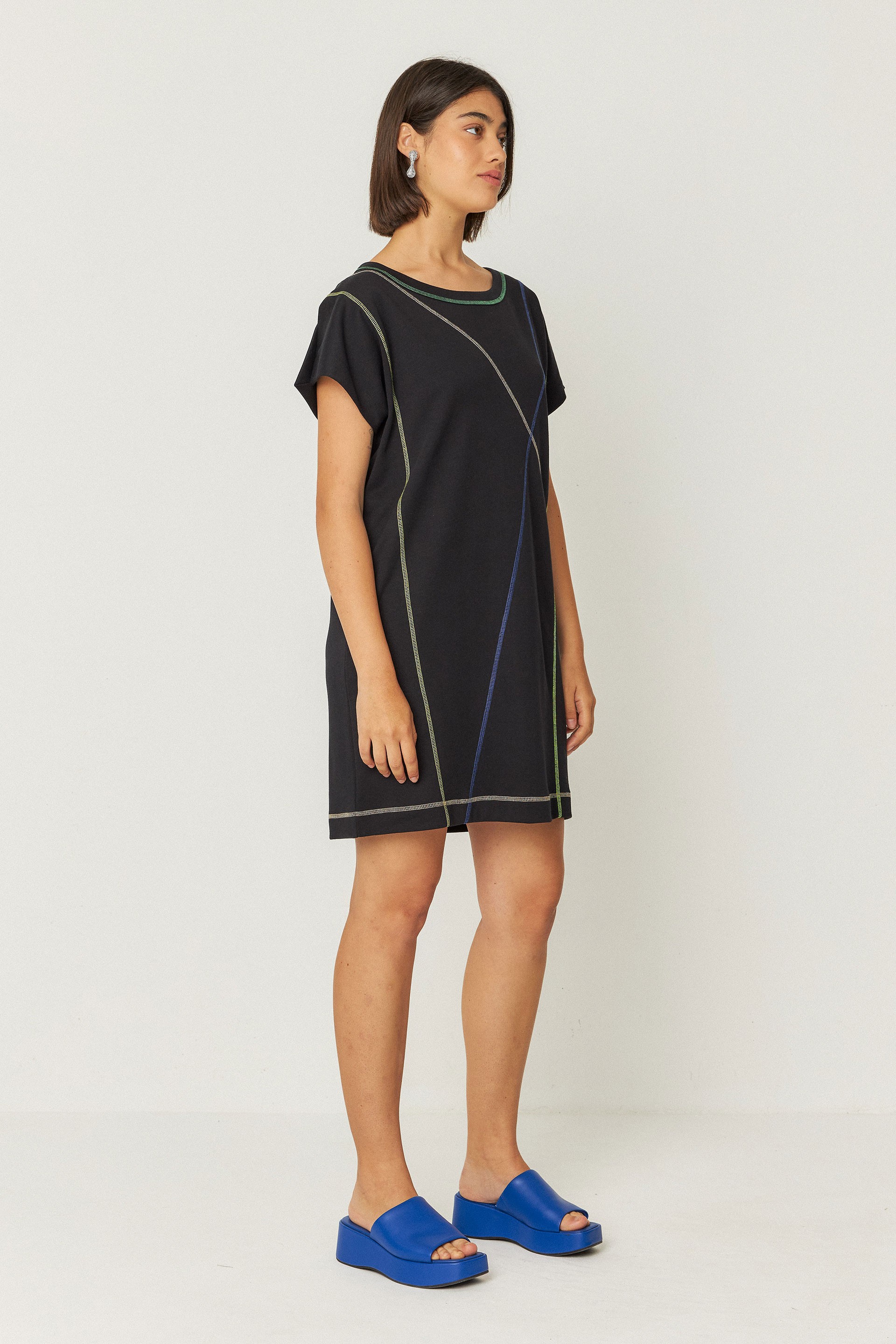 SKFK womens vegan Dress Kalare Black