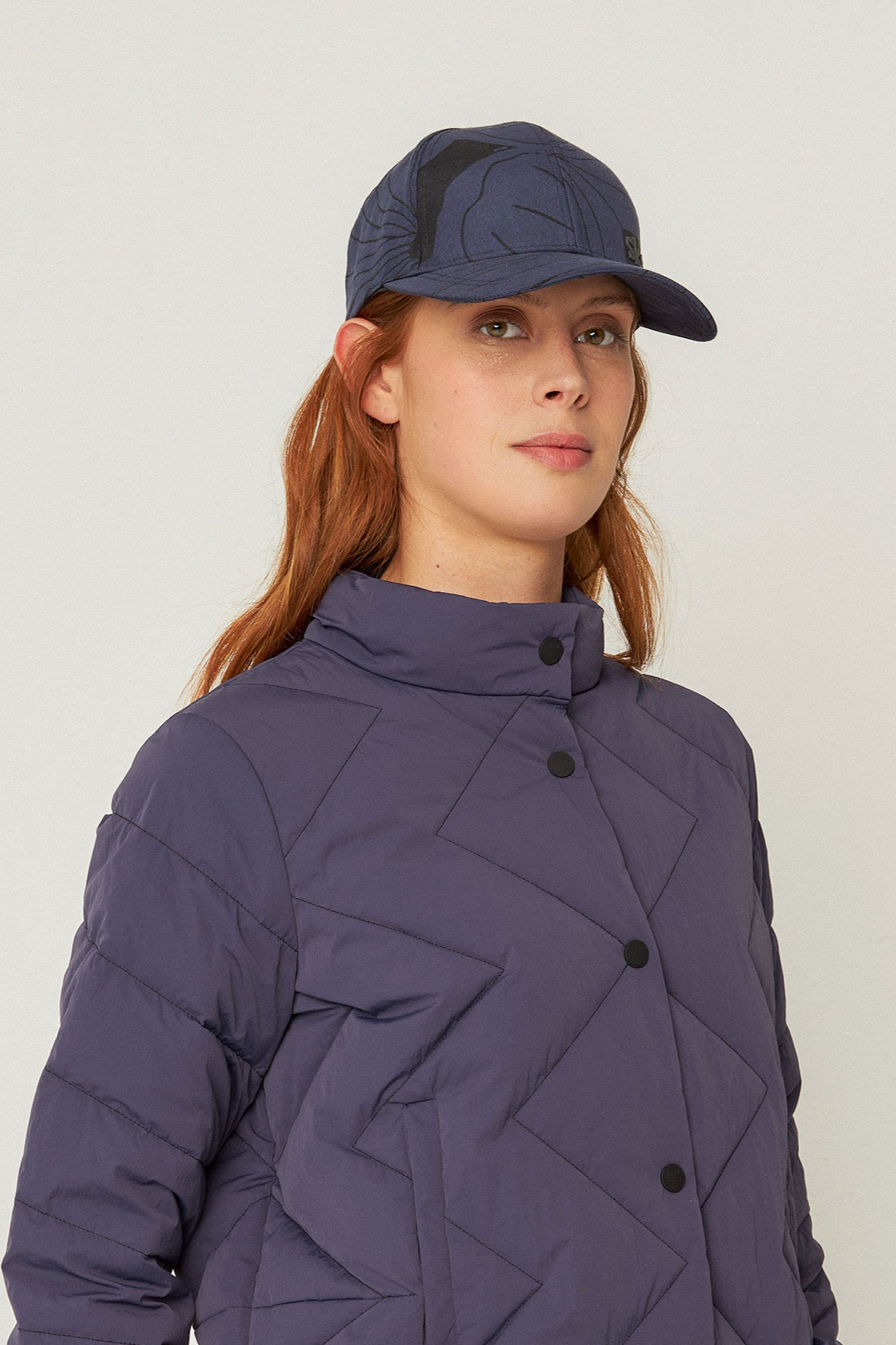 SKFK womens vegan Cap Nara Navy Blue