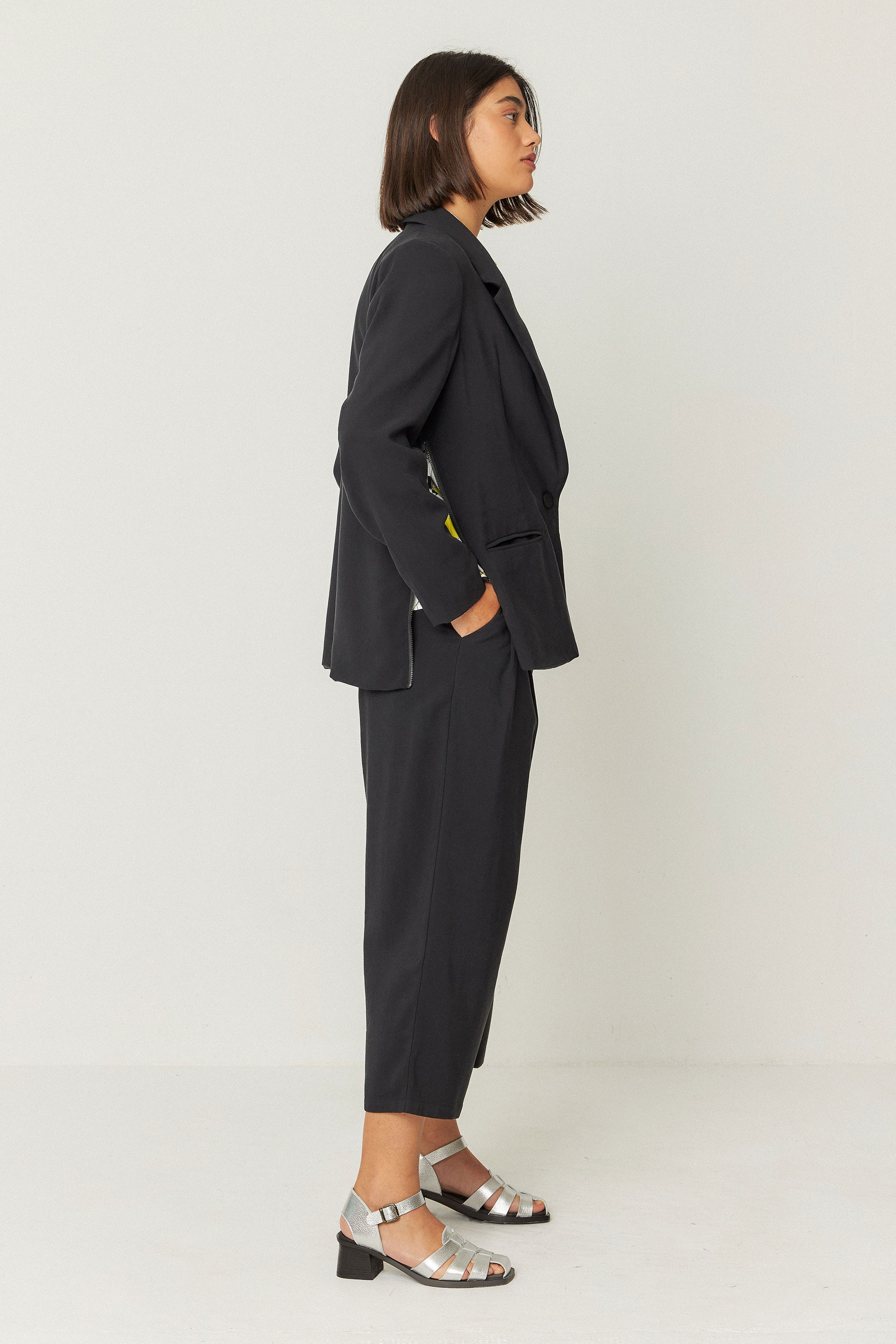 SKFK womens vegan Blazer Mati Black