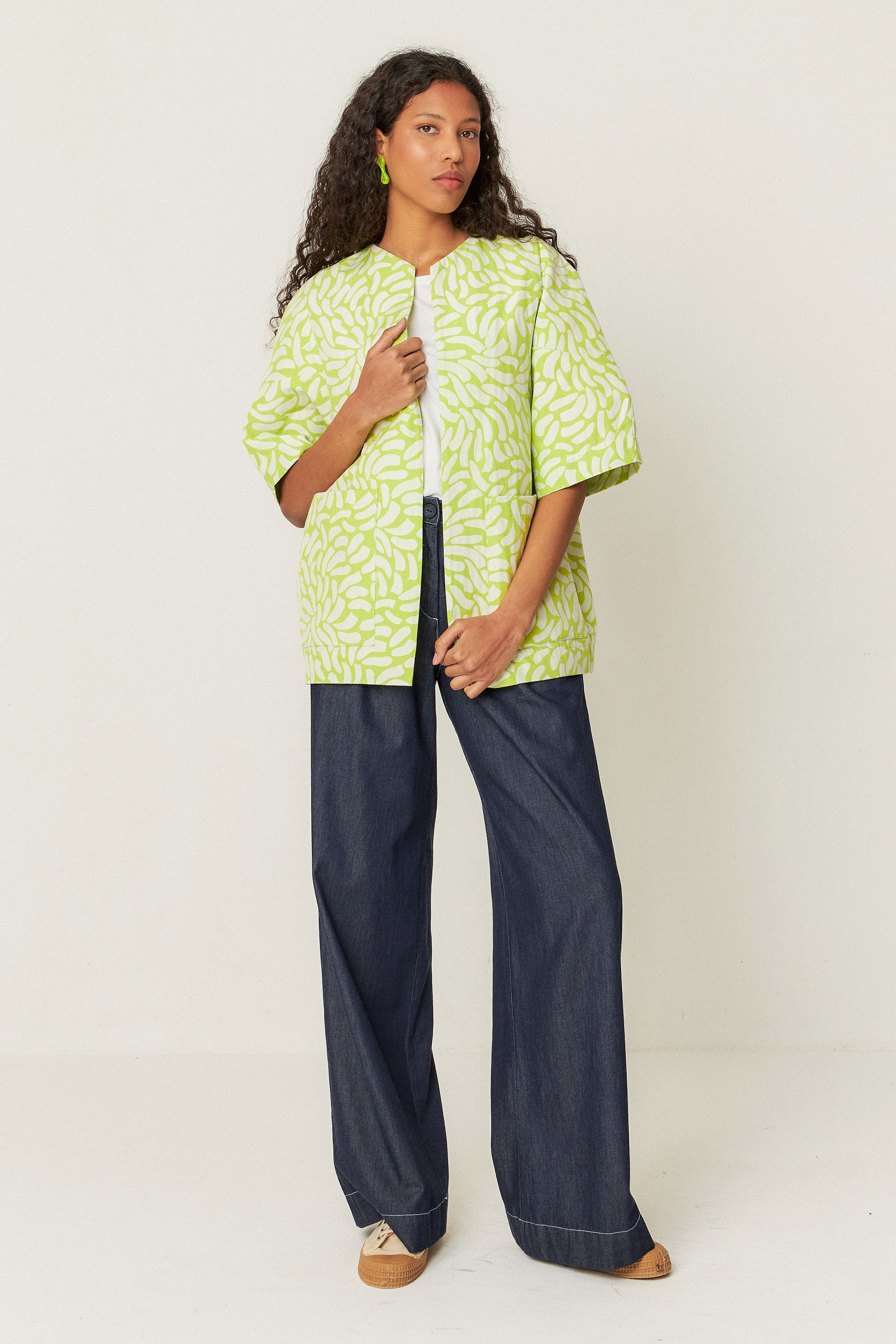 112284 - Damen vegan Blazer Kanala Gelb