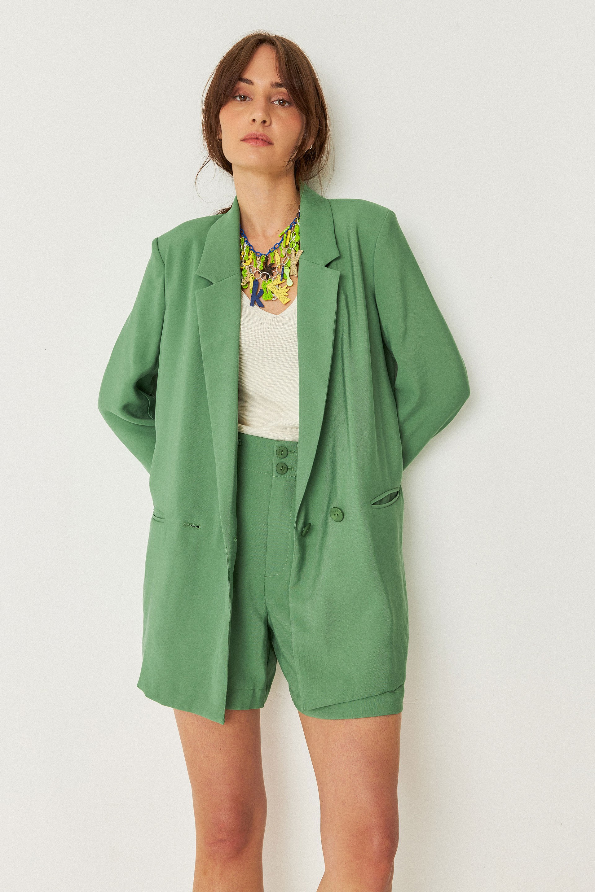 Image of SKFK dames vegan Blazer Atxa Lichtgroen