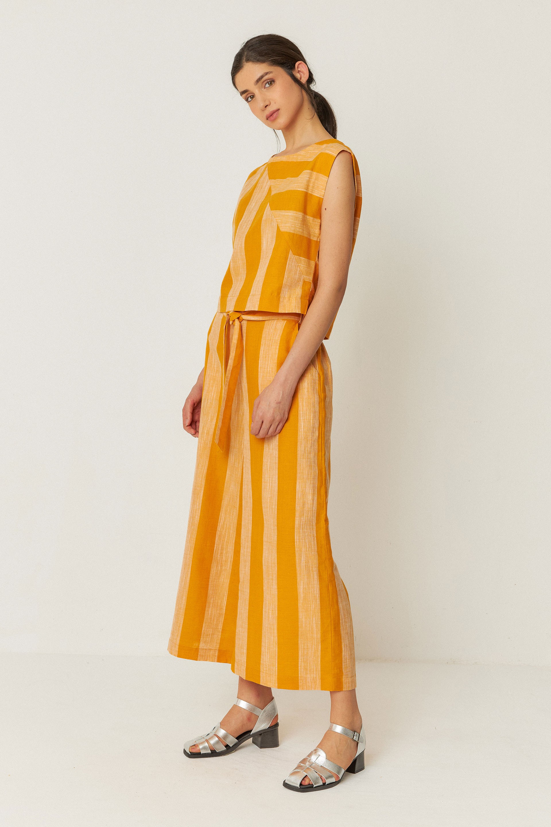 SKFK womens vegan Blouse Lesia Yellow