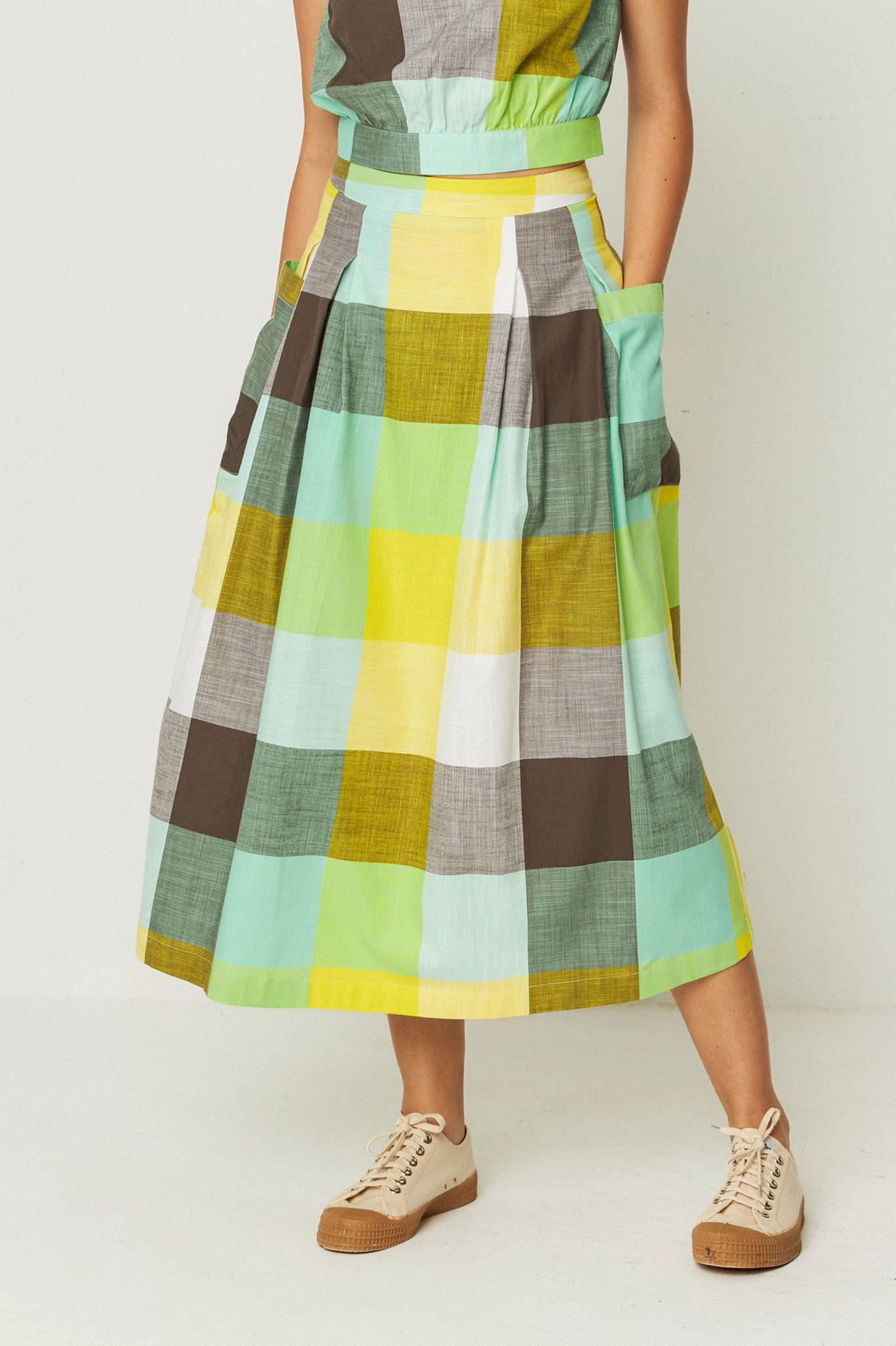Image of SKFK dames vegan Rok Irama Meerkleurig