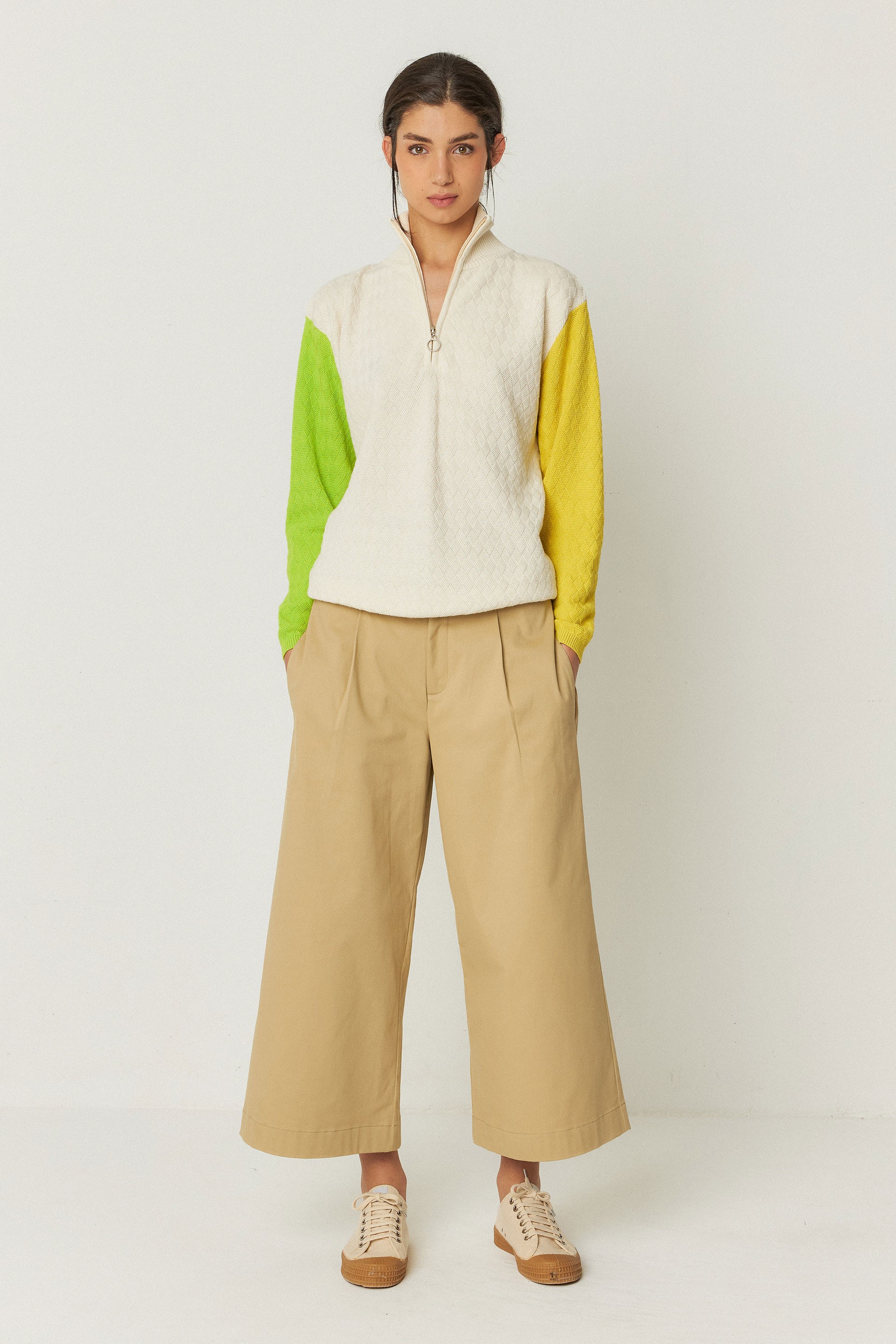 SKFK womens vegan Sweater Edurte Beige