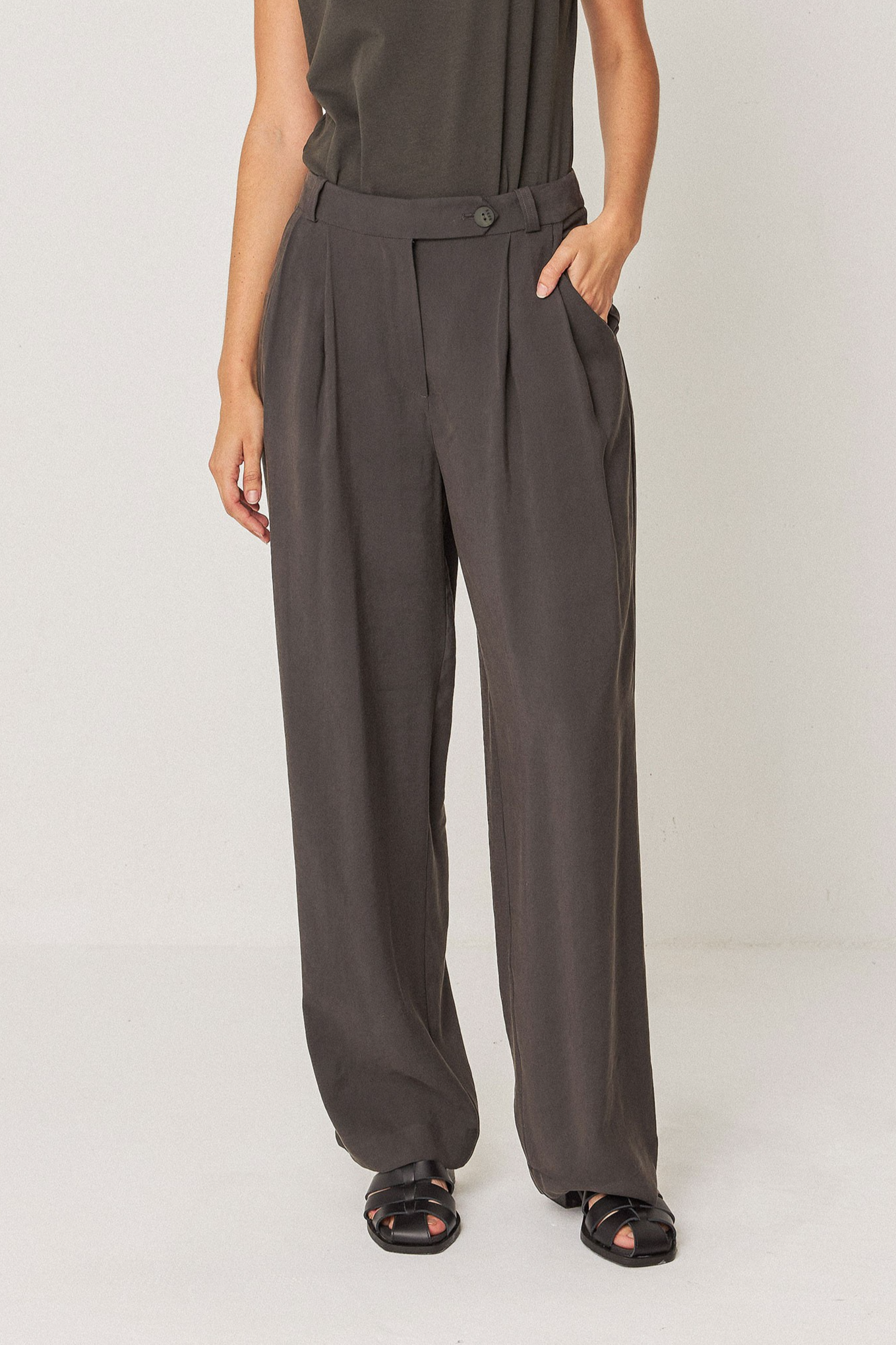 SKFK Damen vegan Hose Haide Gray