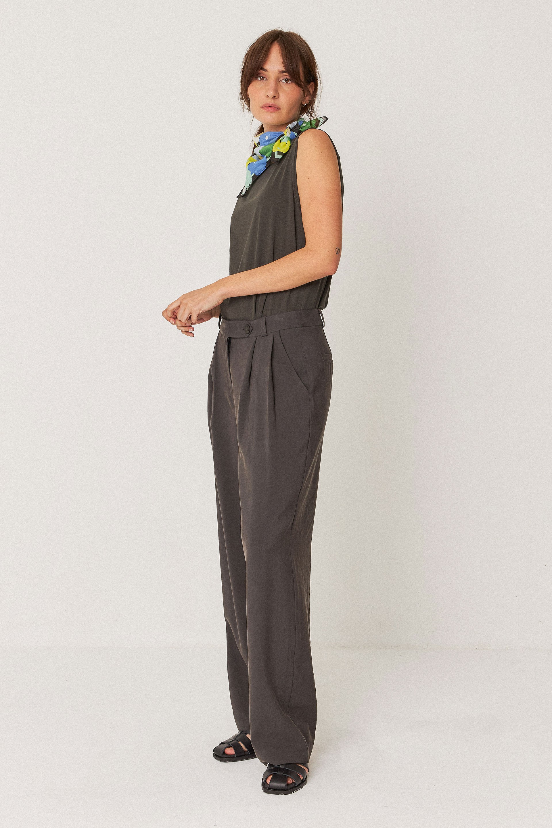 SKFK womens vegan Pants Haide Gray