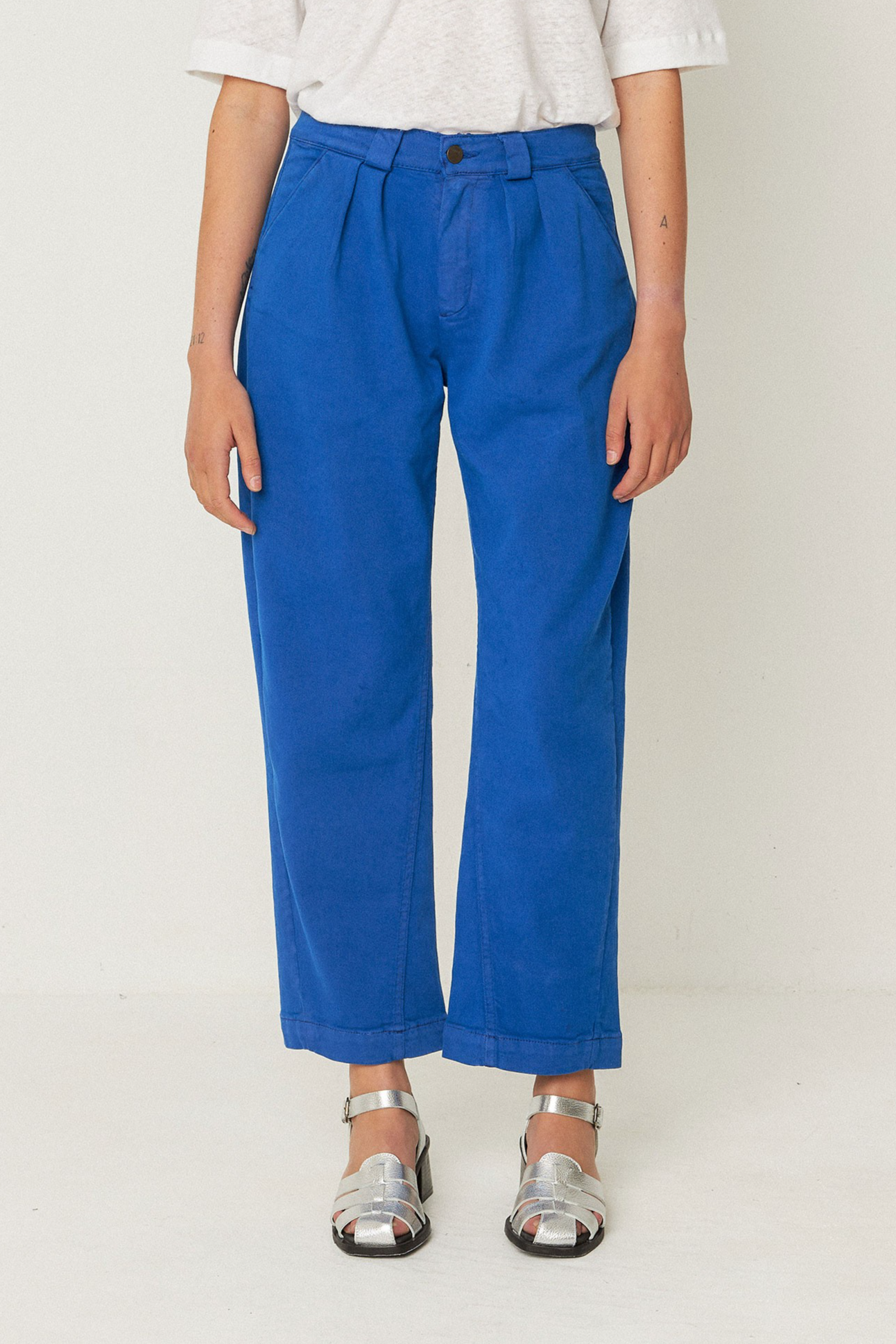 SKFK Damen vegan Hose Amata Blau