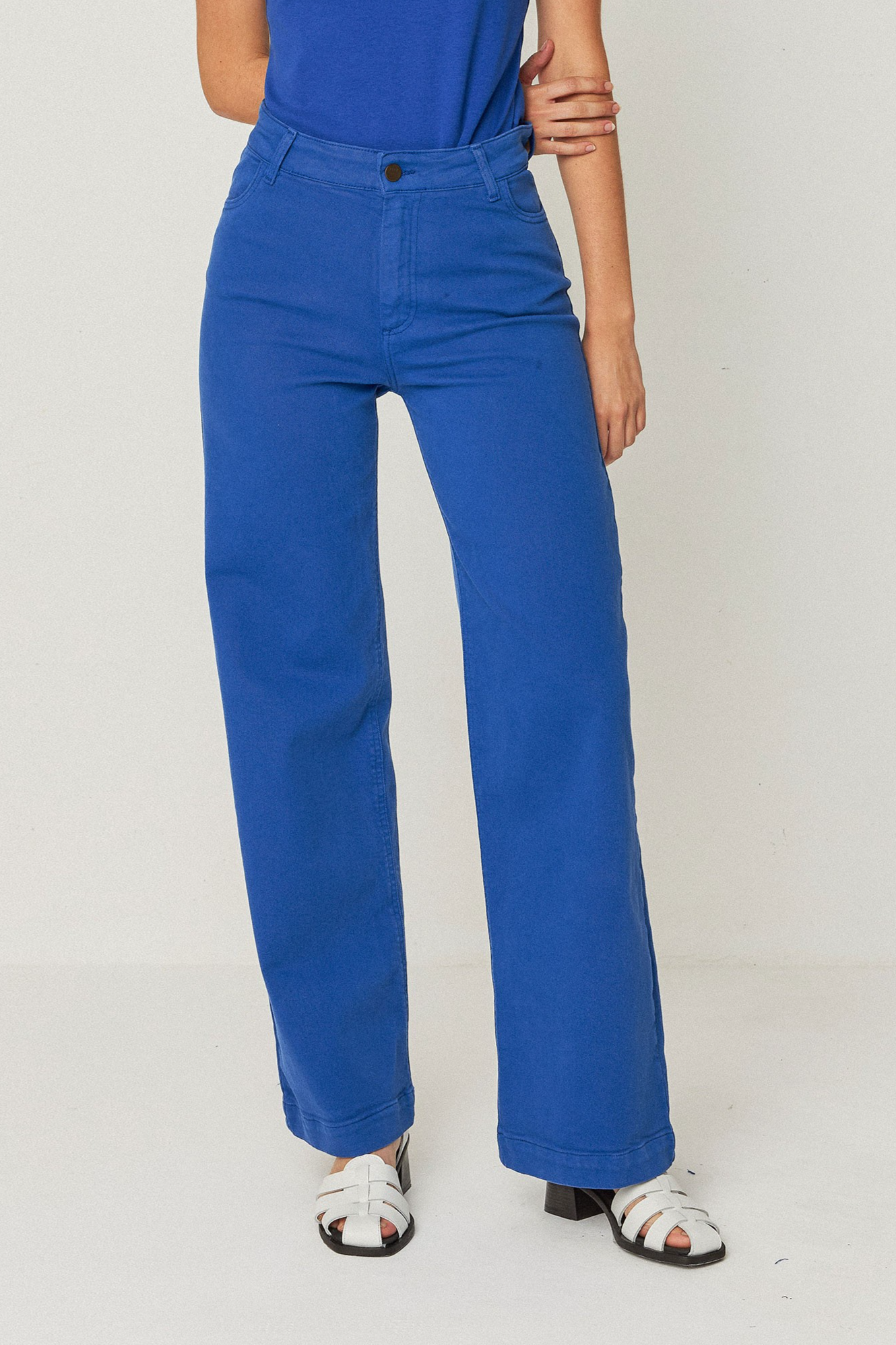 SKFK Damen vegan Hose Ainhize Blau