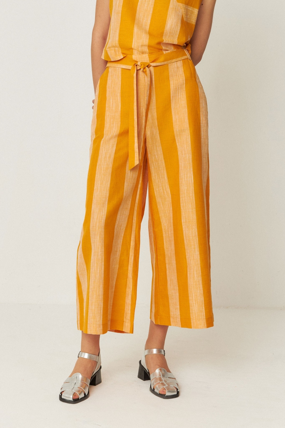 SKFK Damen vegan Hose Dona Orange/Gelb