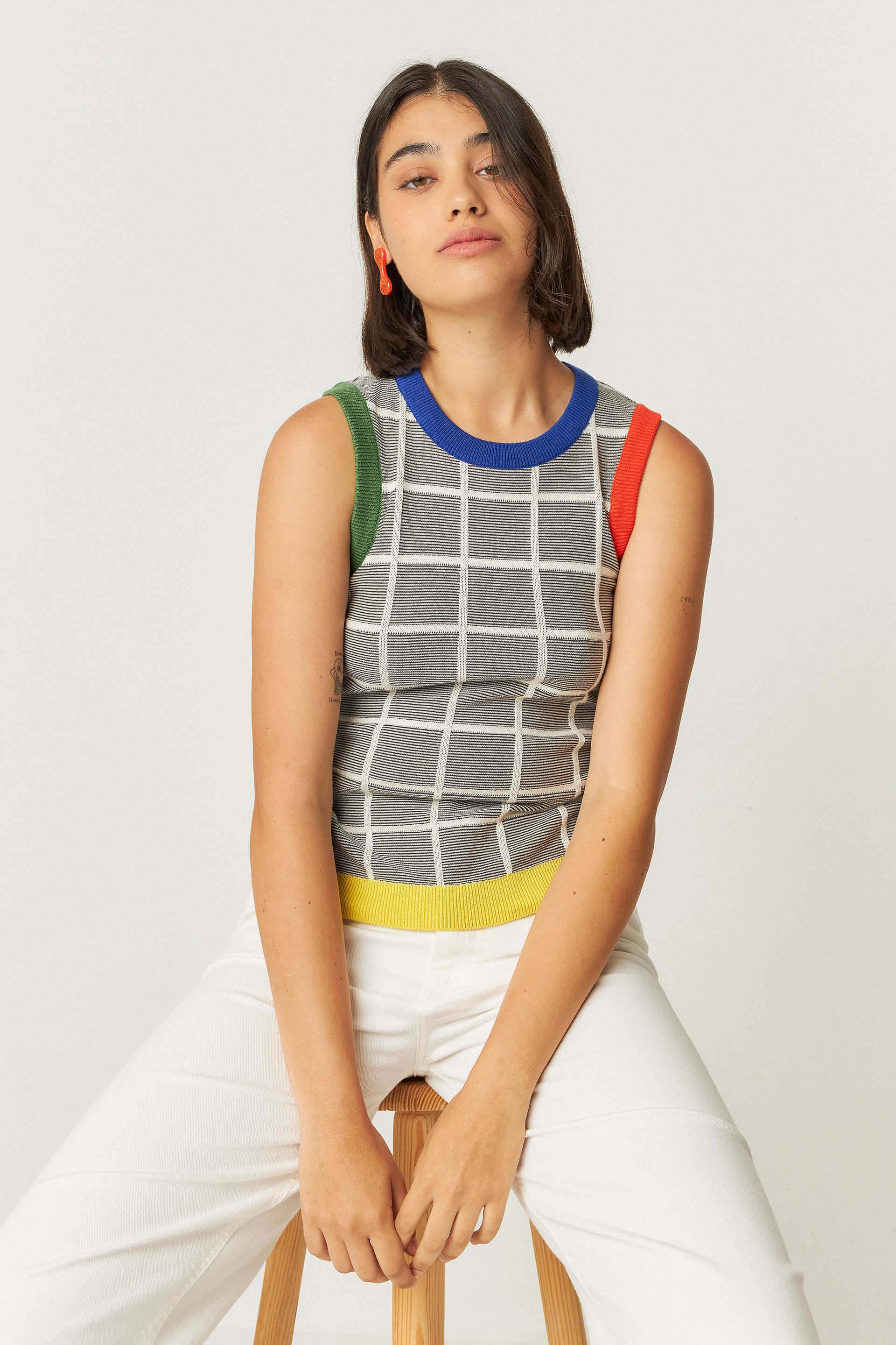 SKFK Damen vegan T-Shirt Baia Mehrfarbig