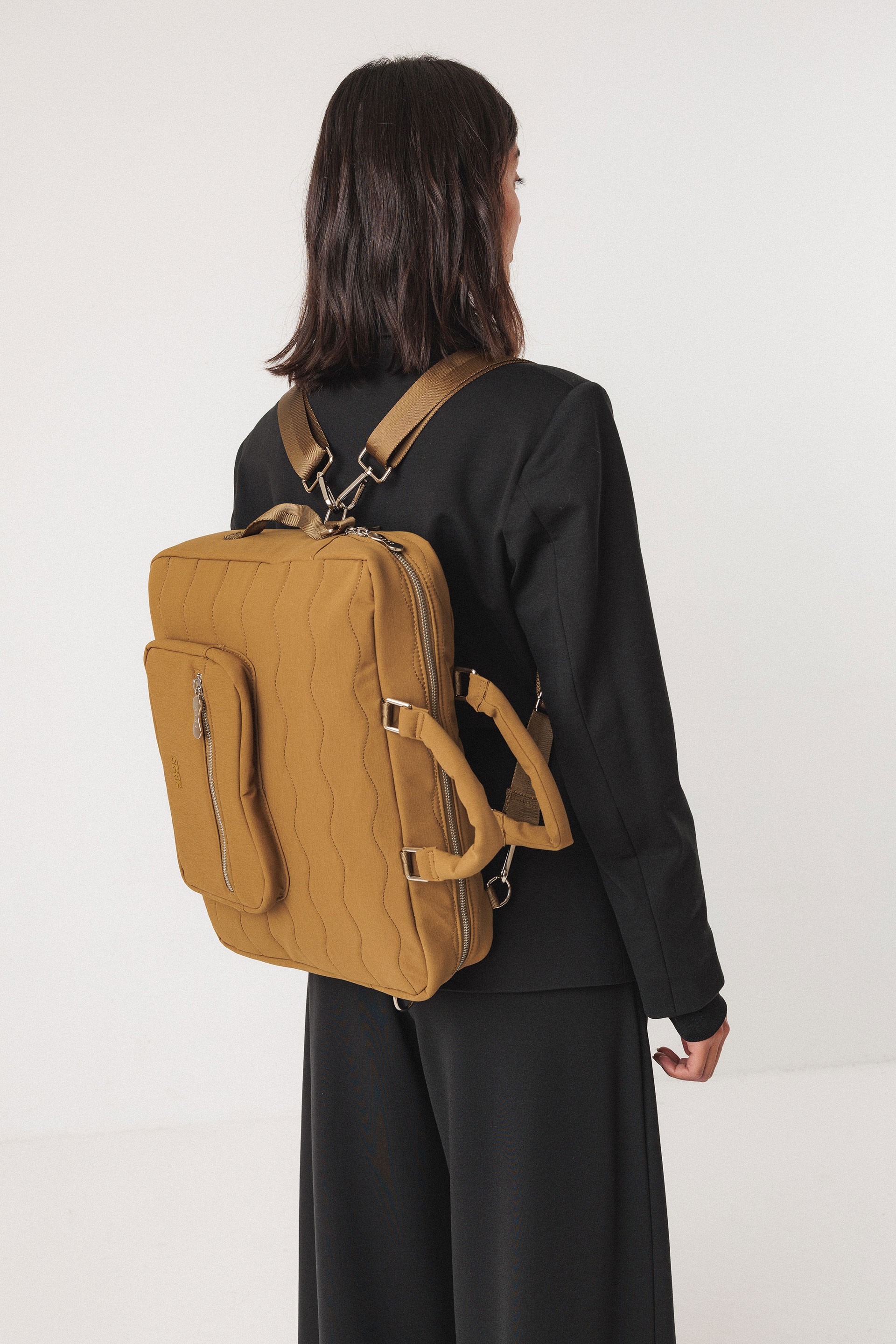 Image of SKFK dames vegan Cistella Multifunctionele Tas In Bruin