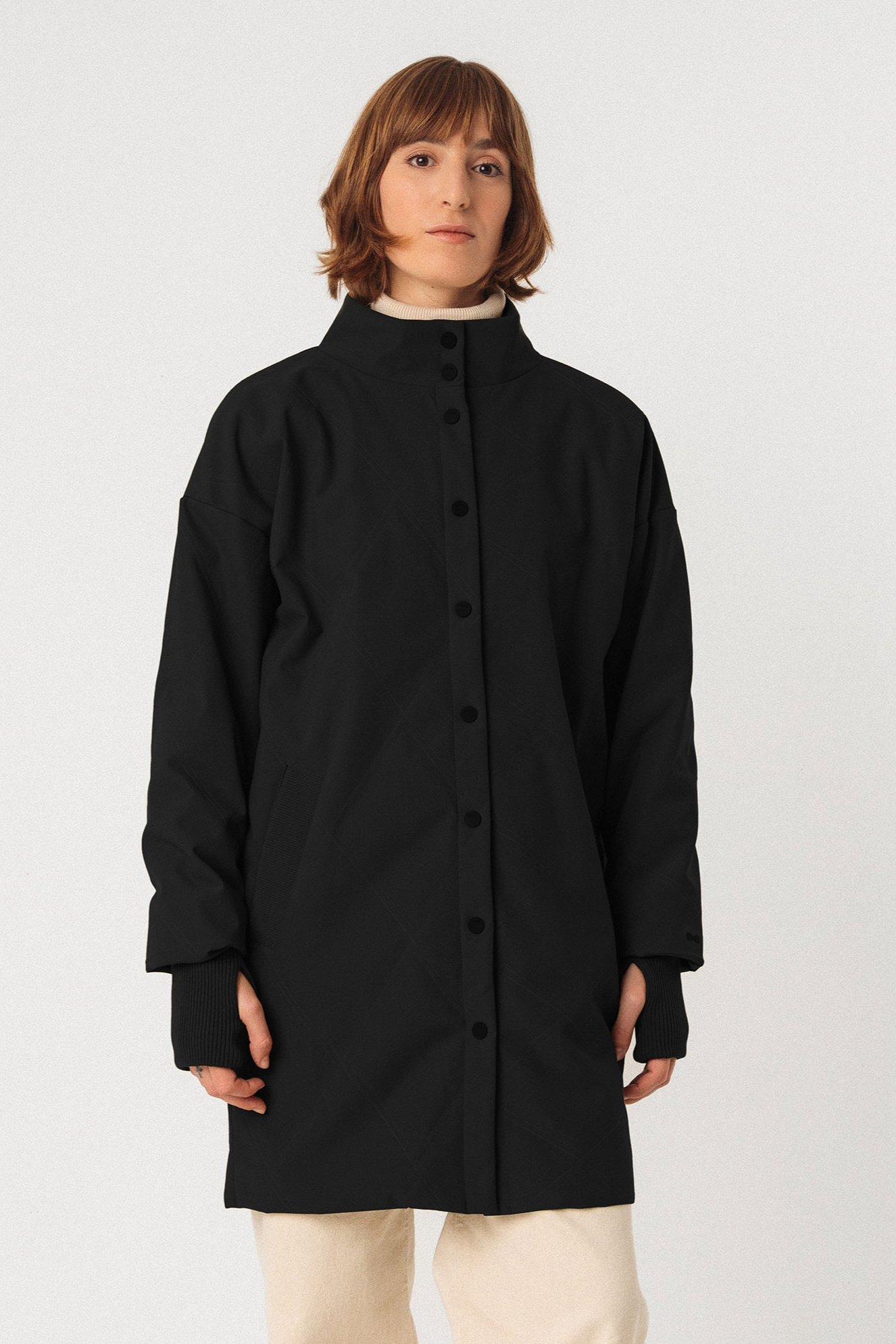 Image of SKFK dames vegan Jas Brigita Zwart