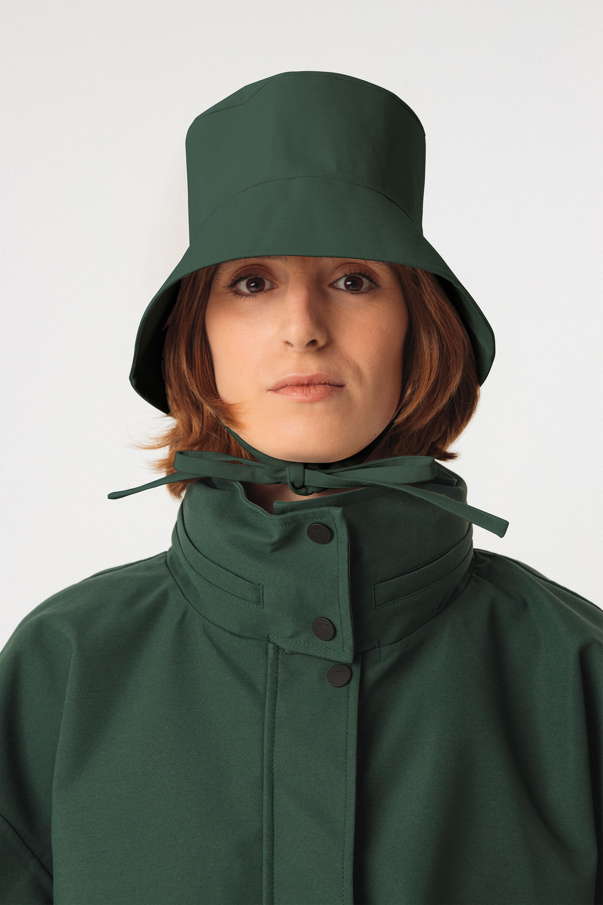 SKFK womens vegan Hat Anjara Waterproof Green