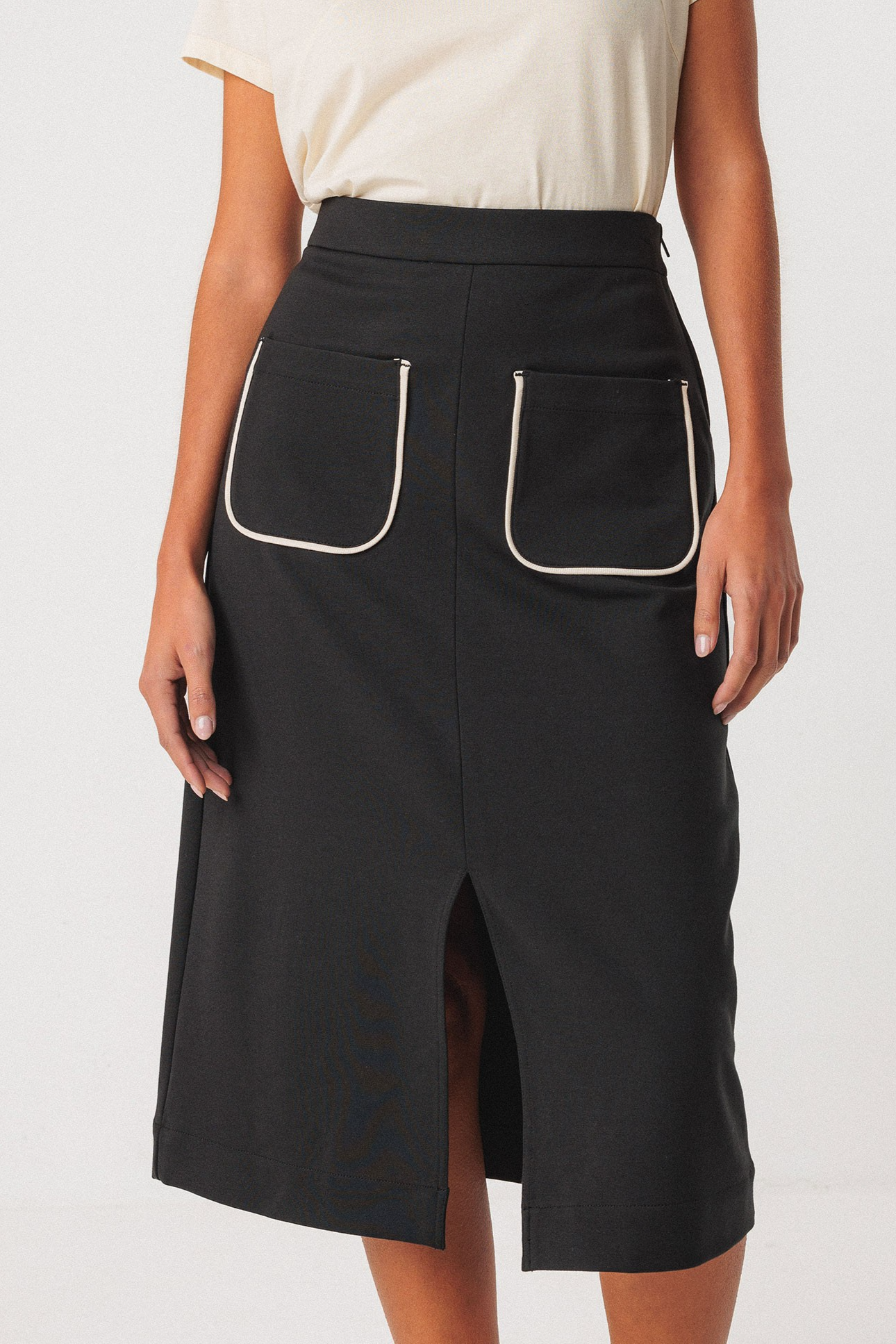 Image of SKFK dames vegan Rok Eza Zwart