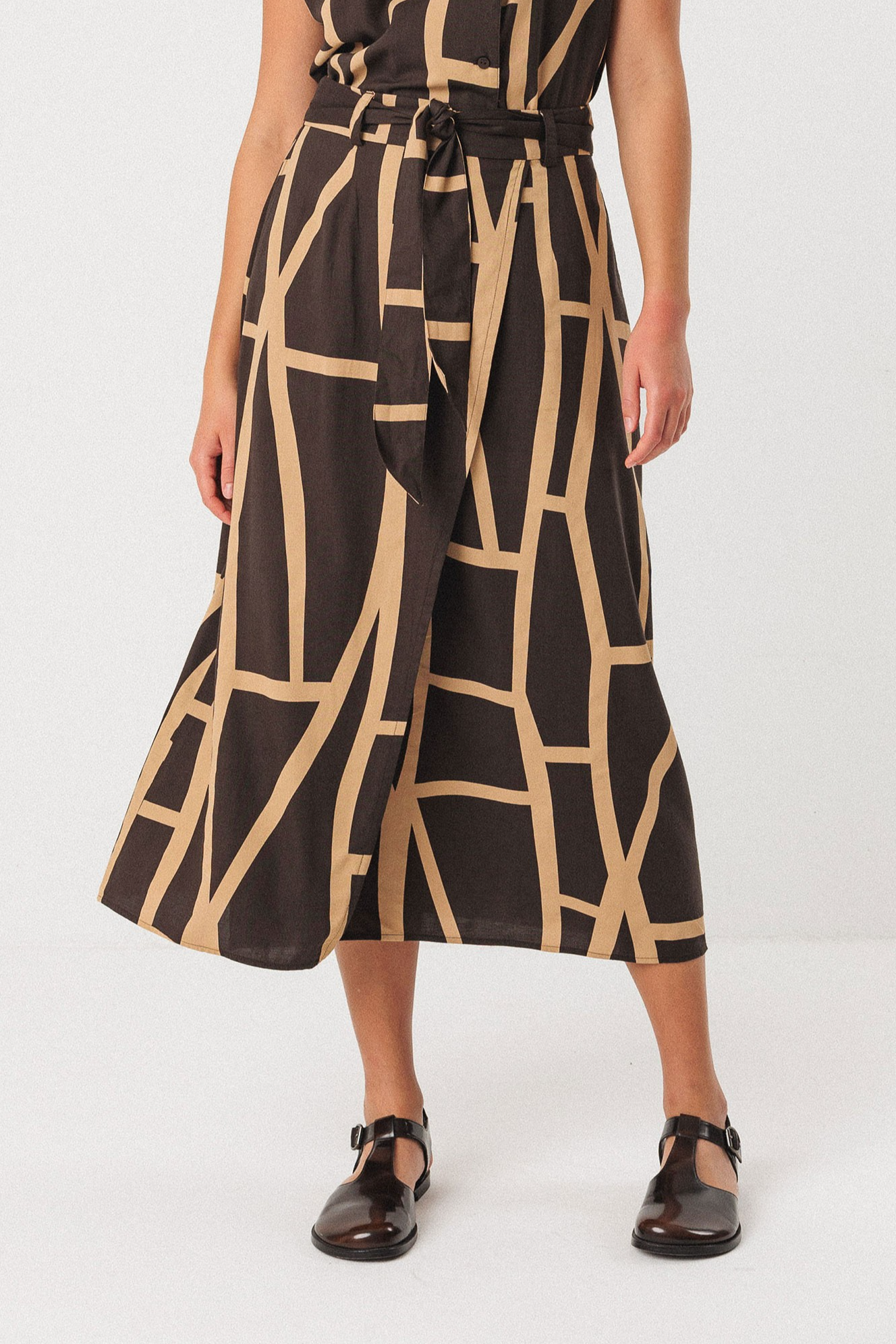 Image of SKFK dames vegan Rok Udane Brown