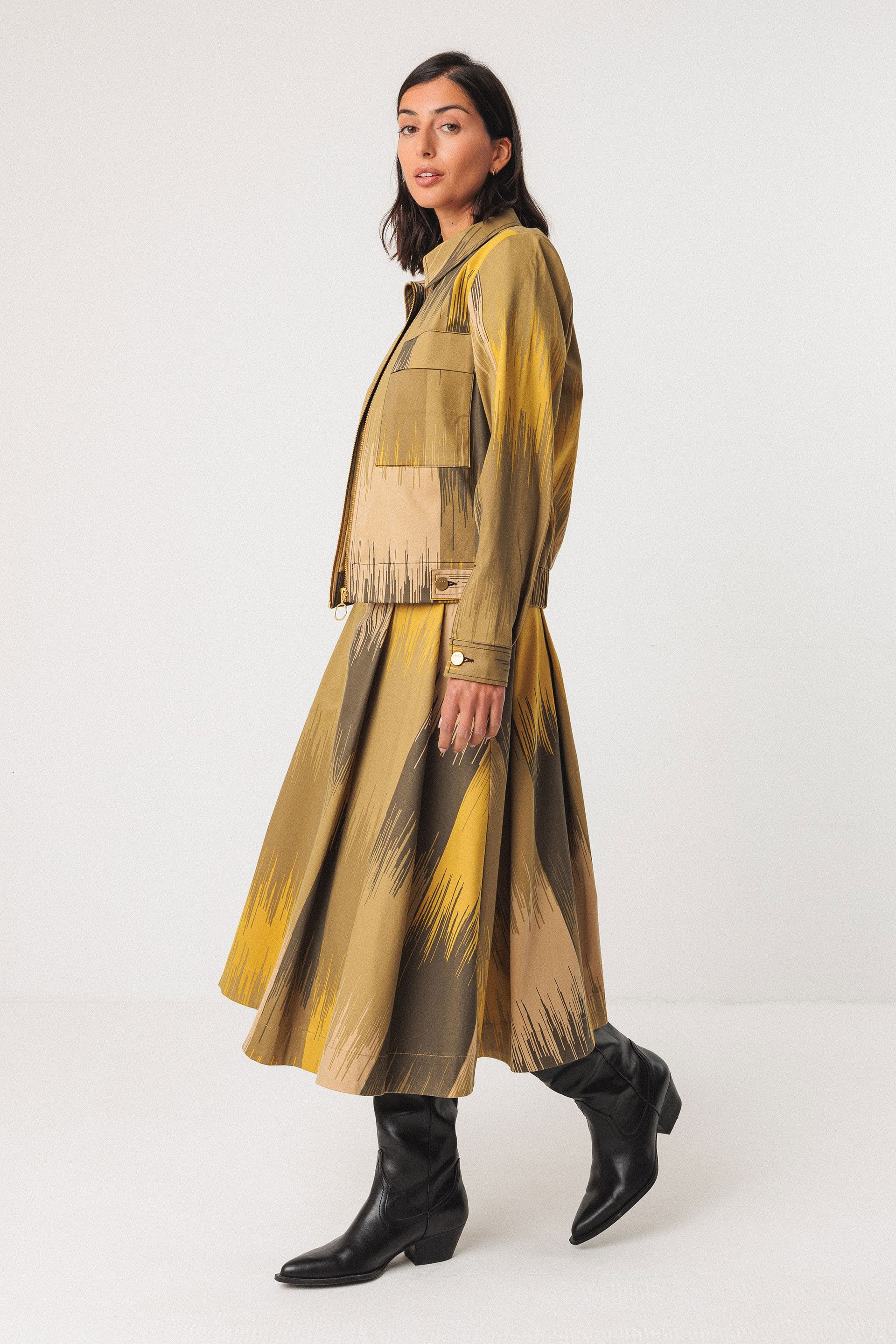 112581 - Damen vegan Rock Ximena Mehrfarbig