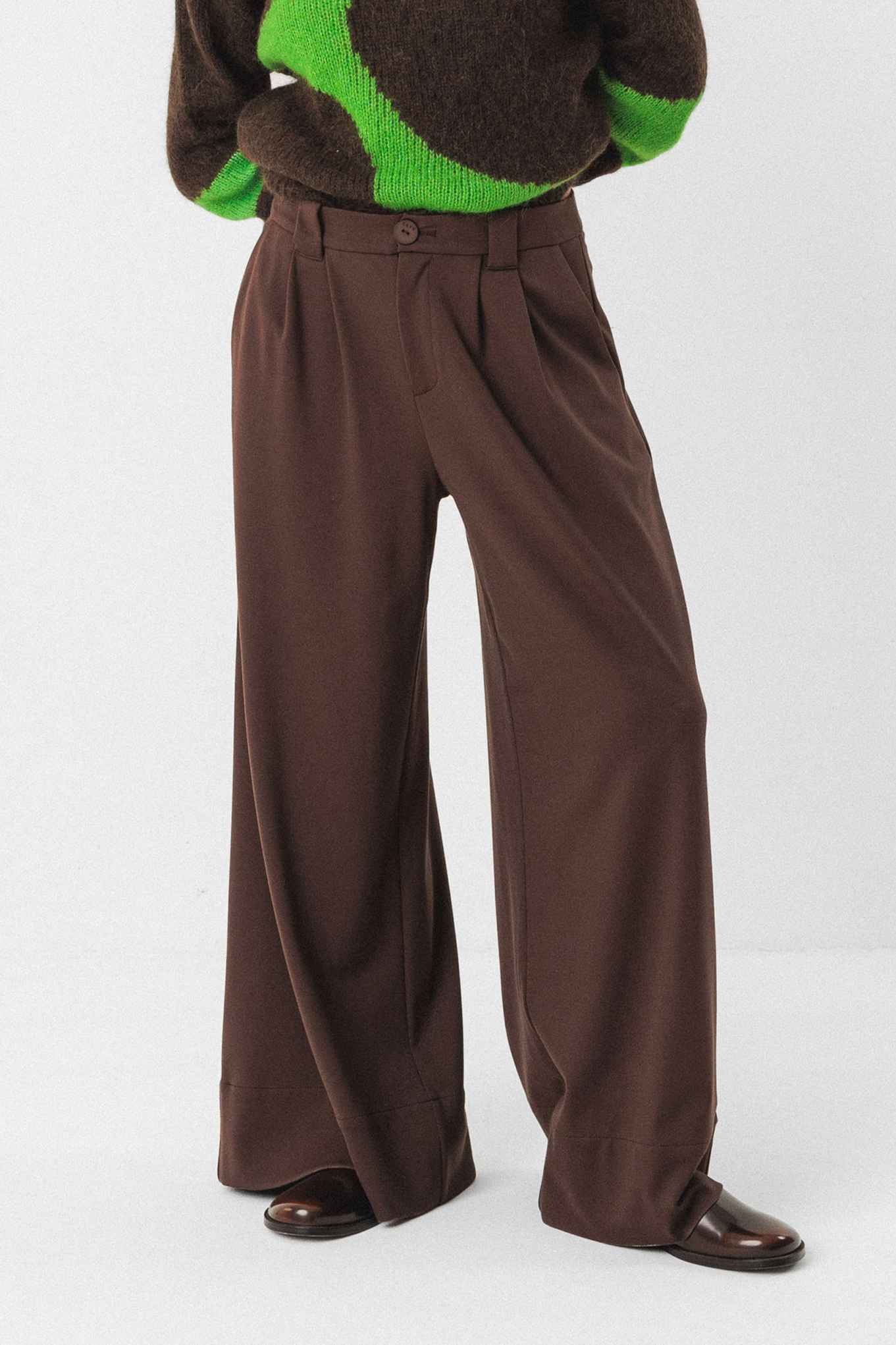 Image of SKFK dames vegan Broek Nia Brown