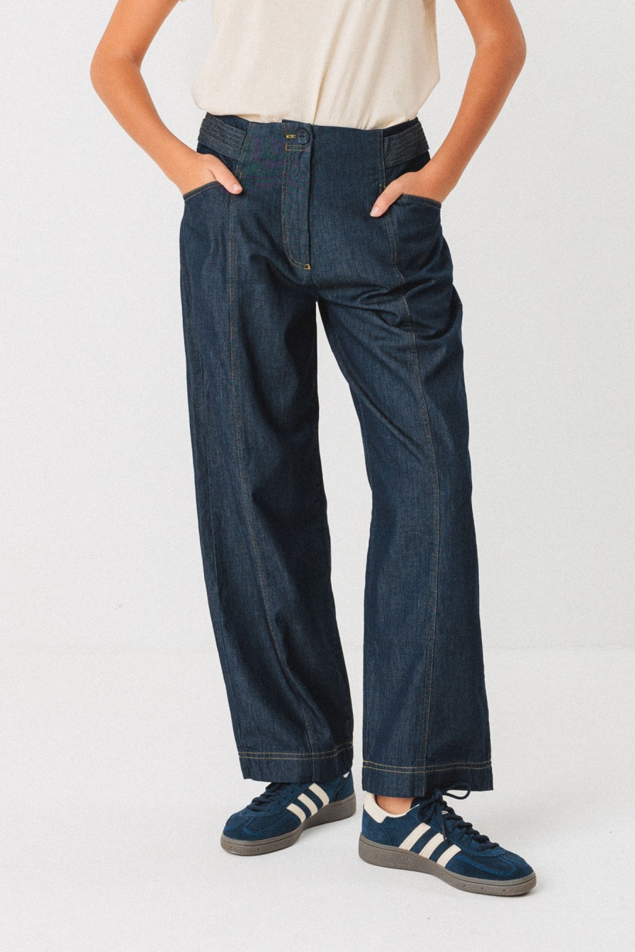 SKFK Damen vegan Jeans Bezi Blau