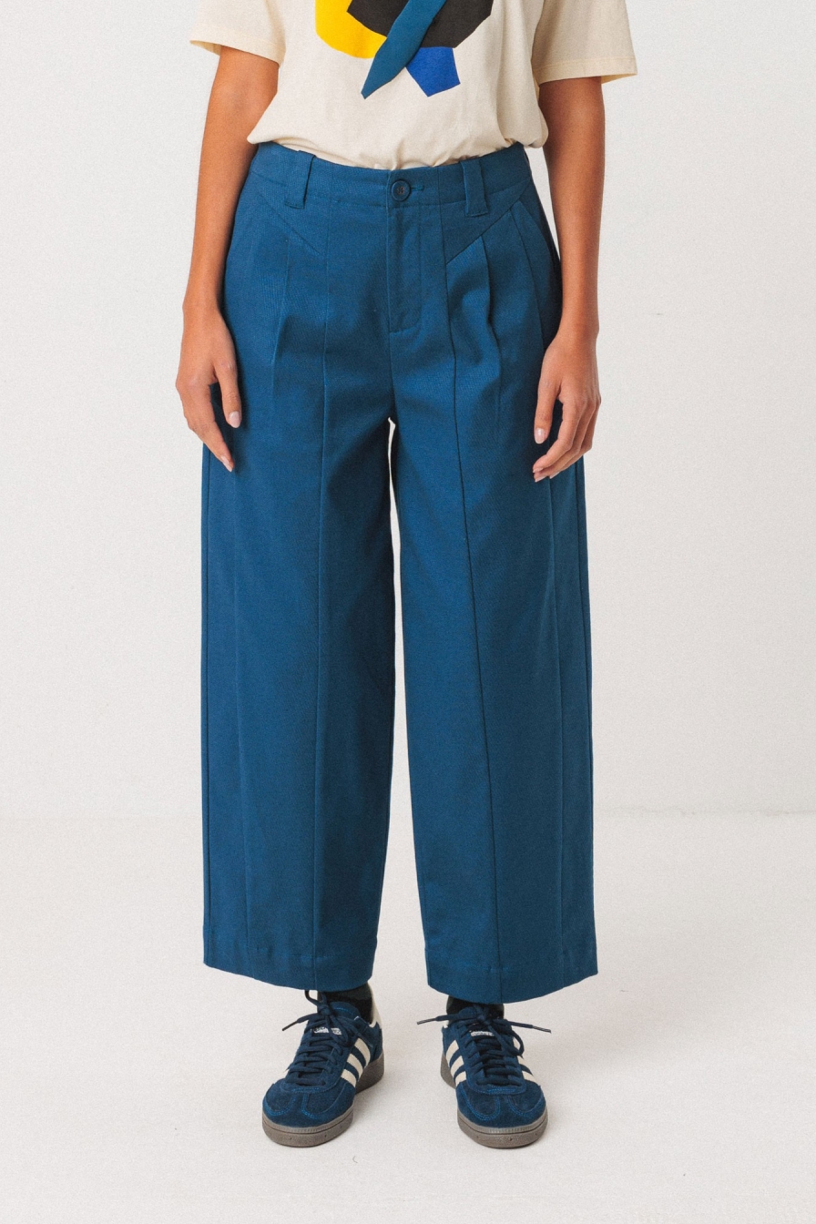 Image of SKFK dames vegan Broek Niobe Blauw