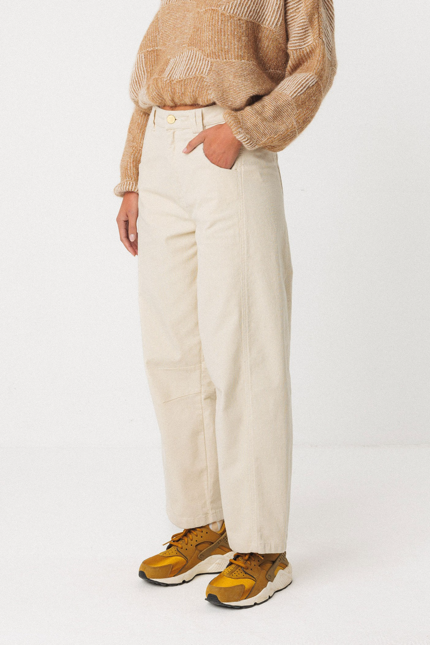 Image of SKFK dames vegan Broek Narkue Beige