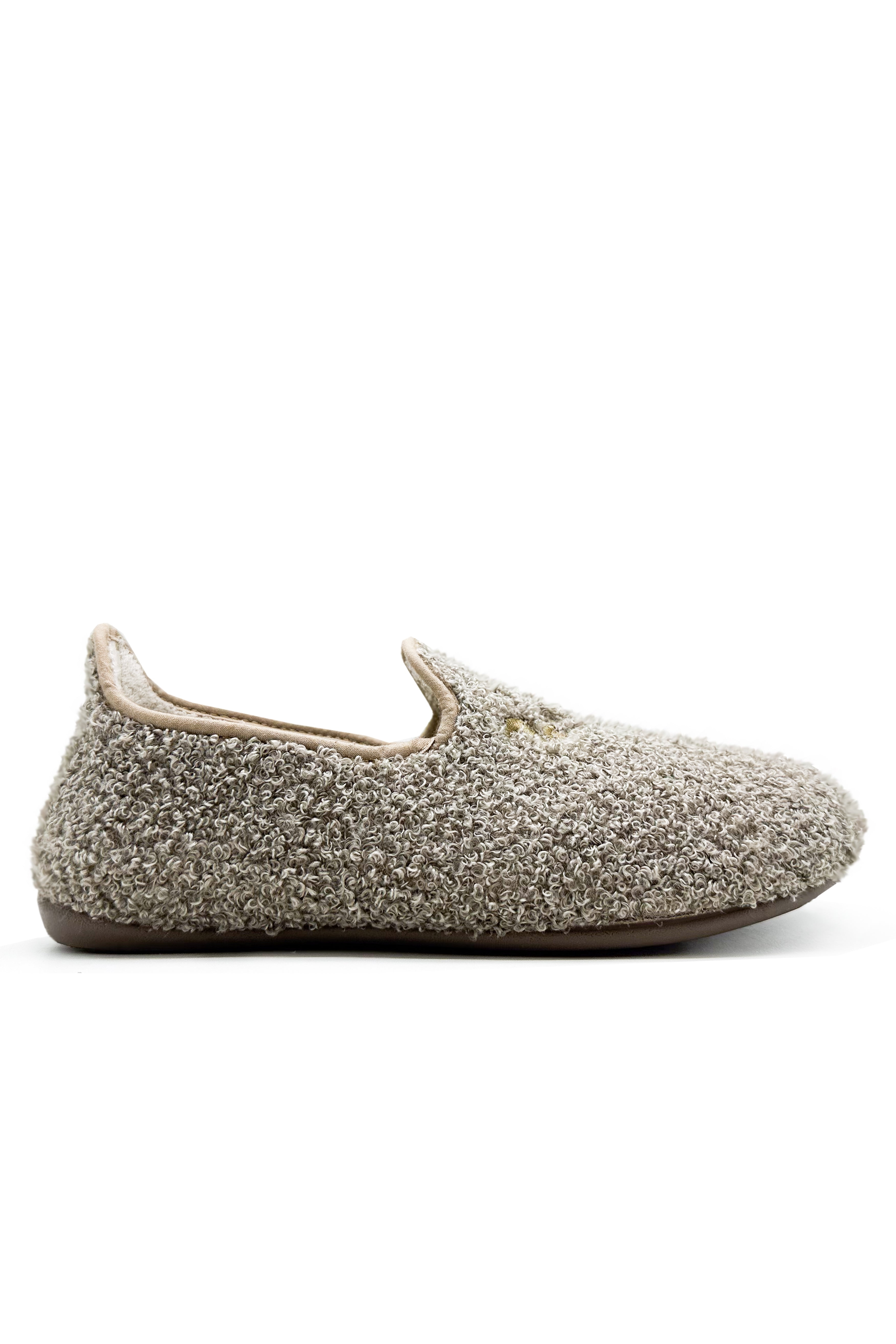 thies womens vegan Slippers Rec Teddy Closed Truffle Brown
