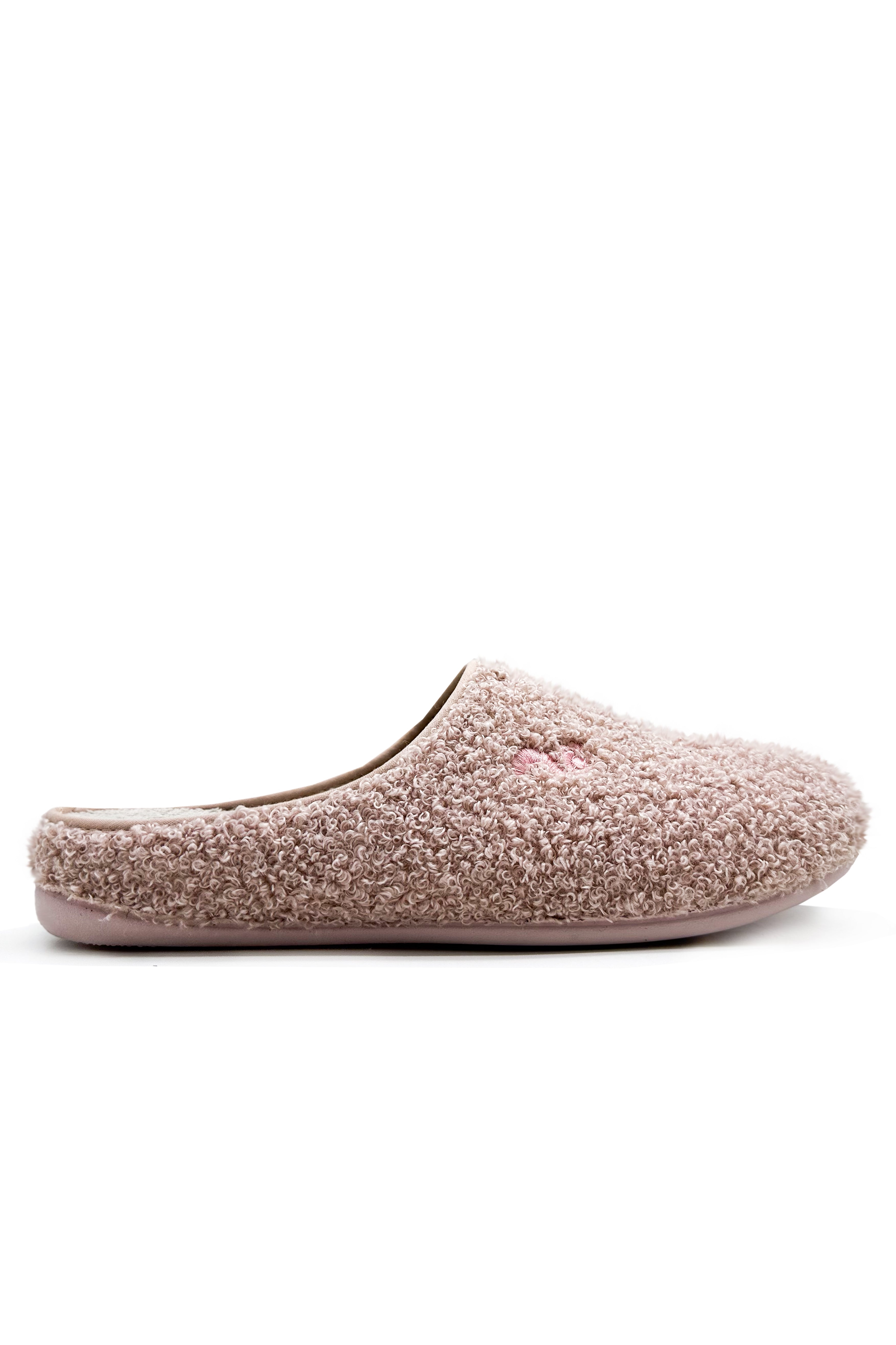 thies womens vegan Slippers Rec Teddy Pink