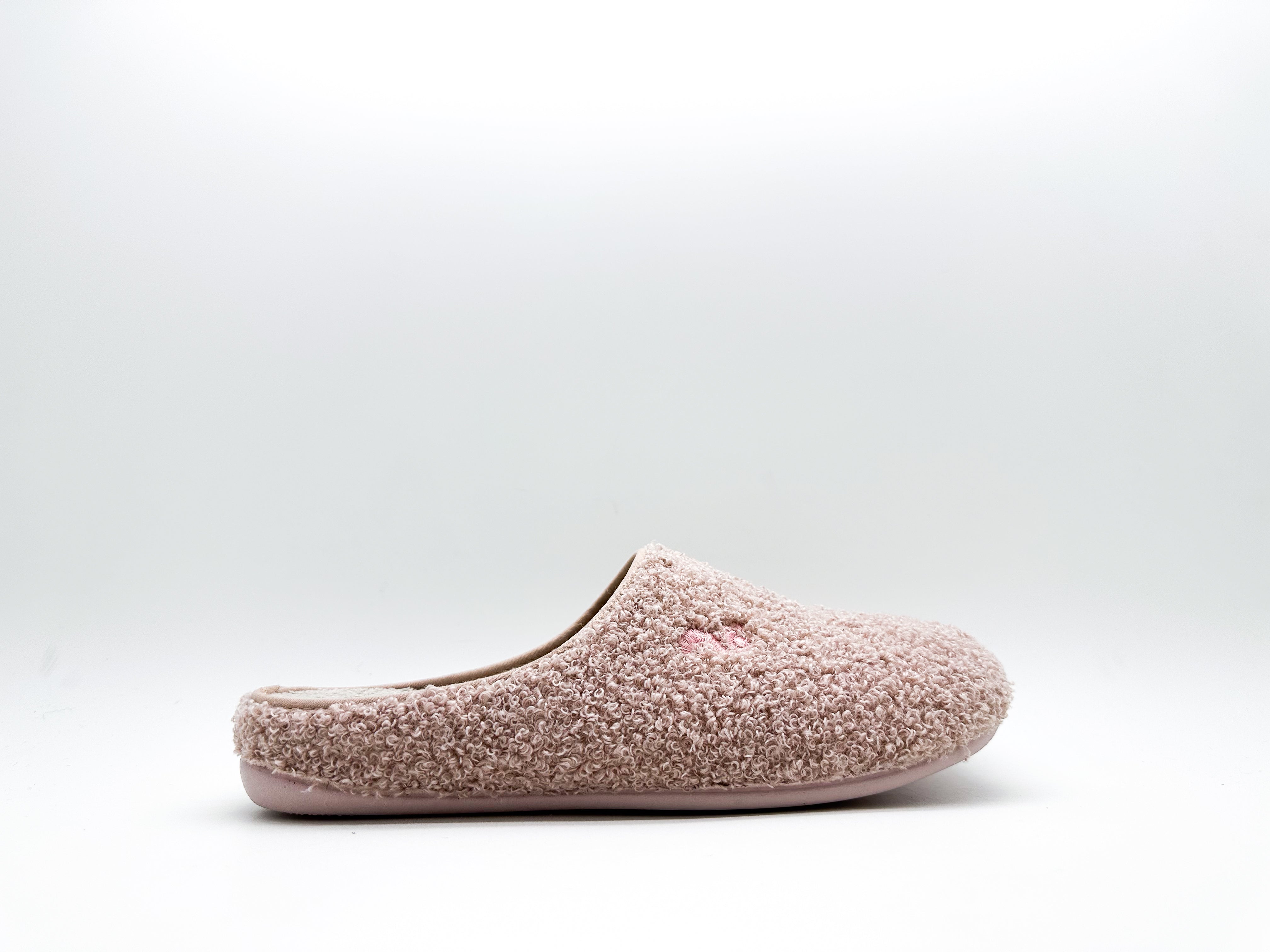 thies womens vegan Slippers Rec Teddy Pink