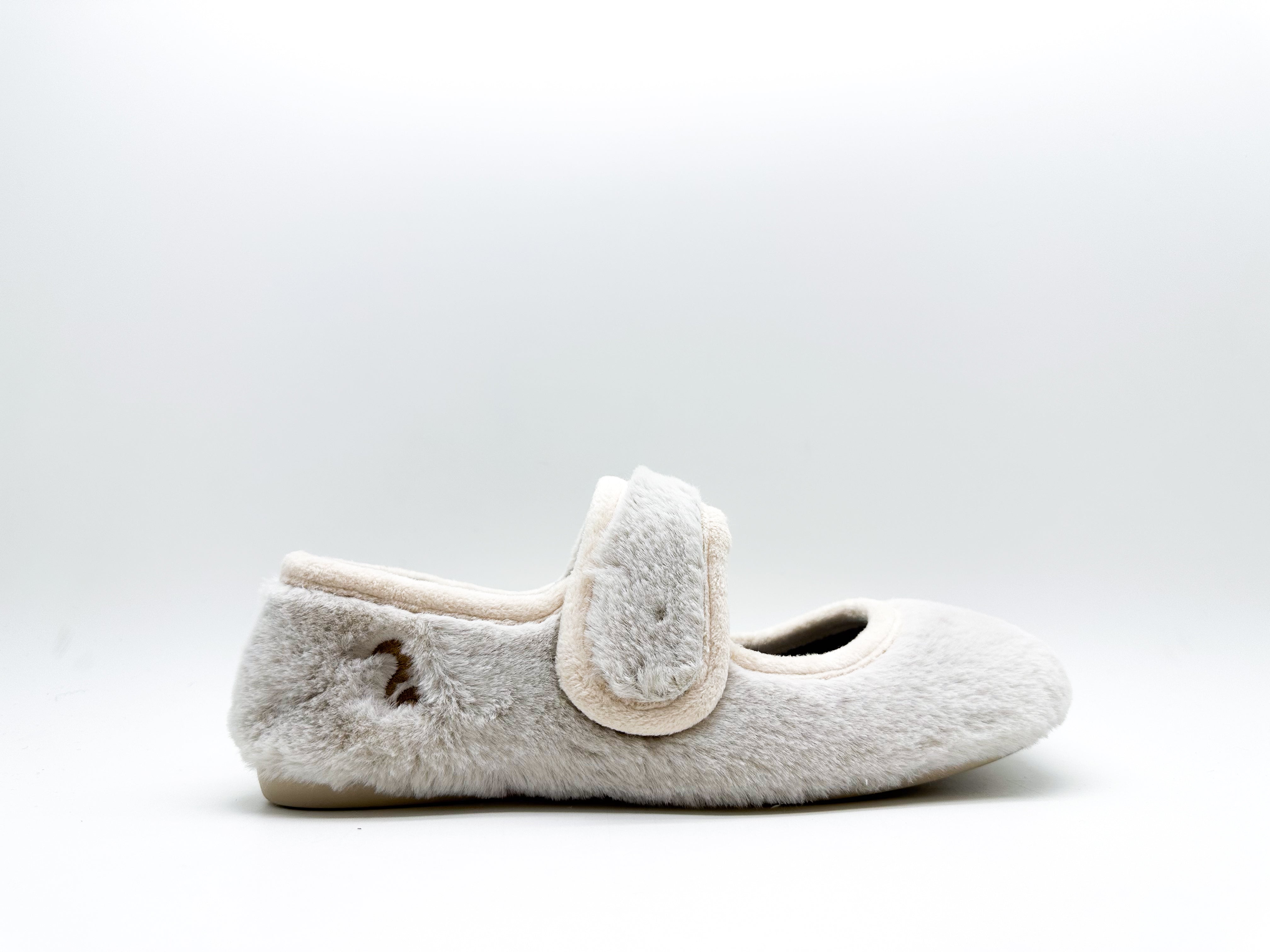 thies womens vegan Slippers Rec Ballerina Off White