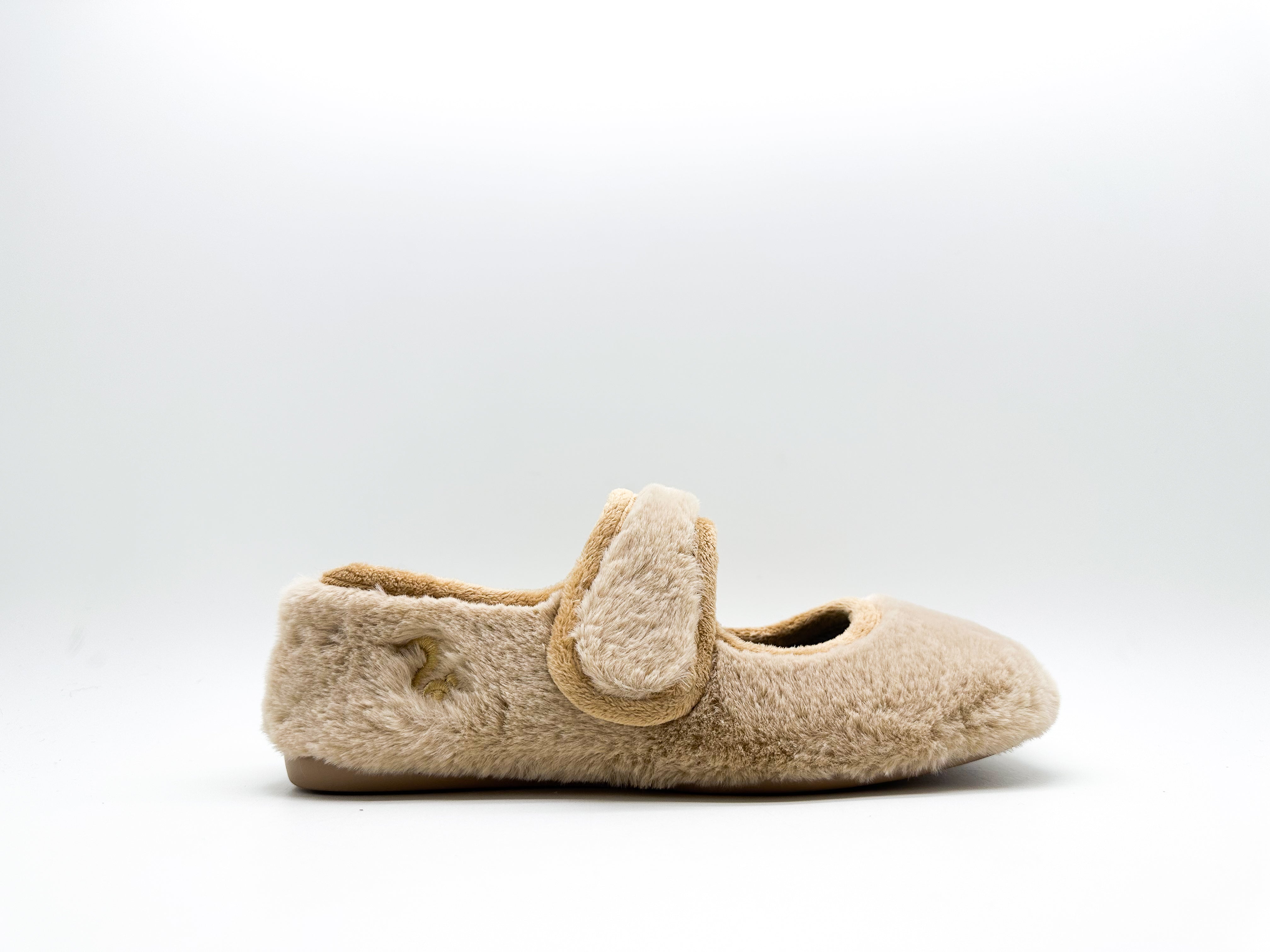 thies womens vegan Slippers Rec Ballerina Beige