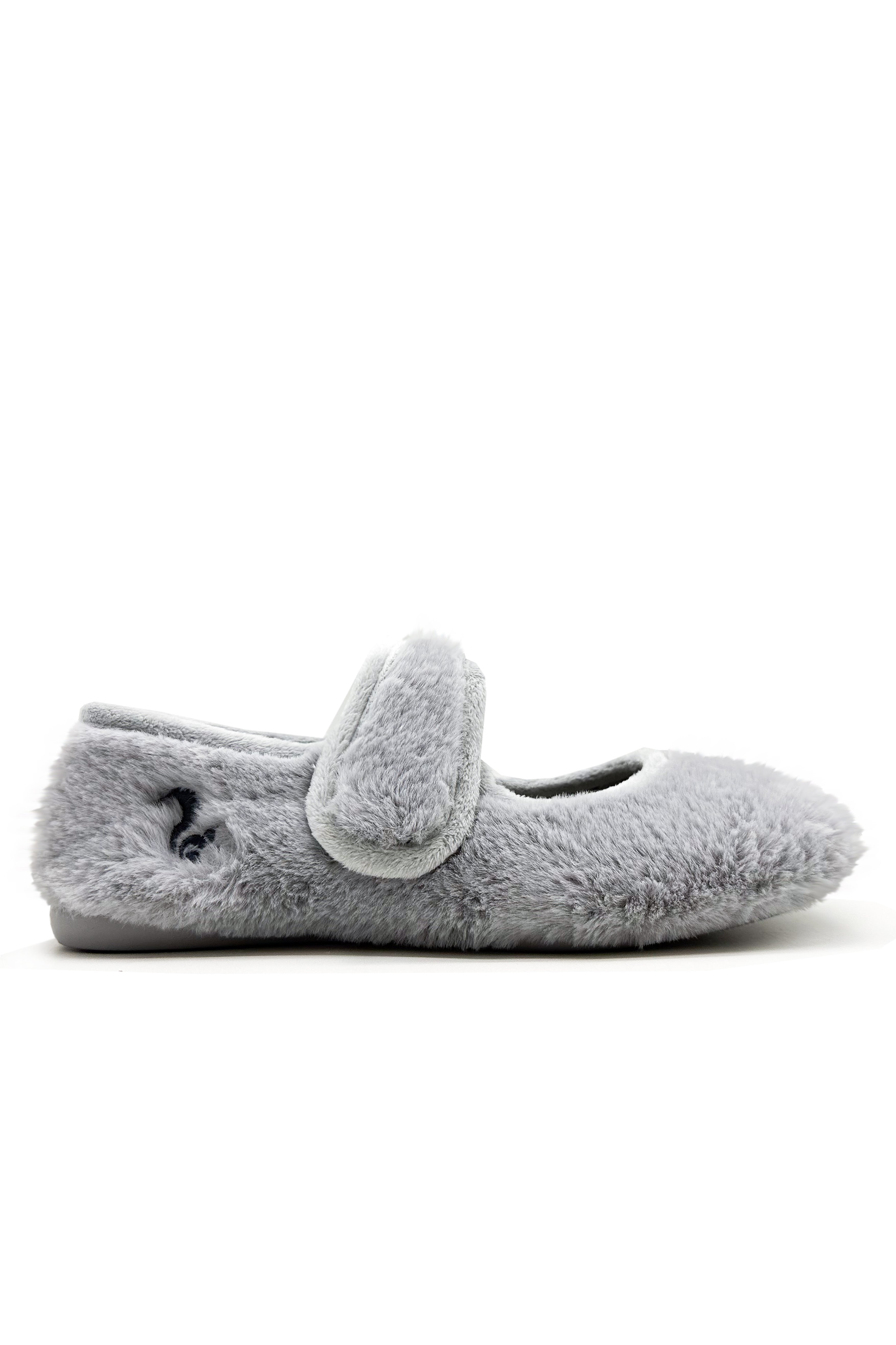 thies womens vegan Slippers Rec Ballerina Grey