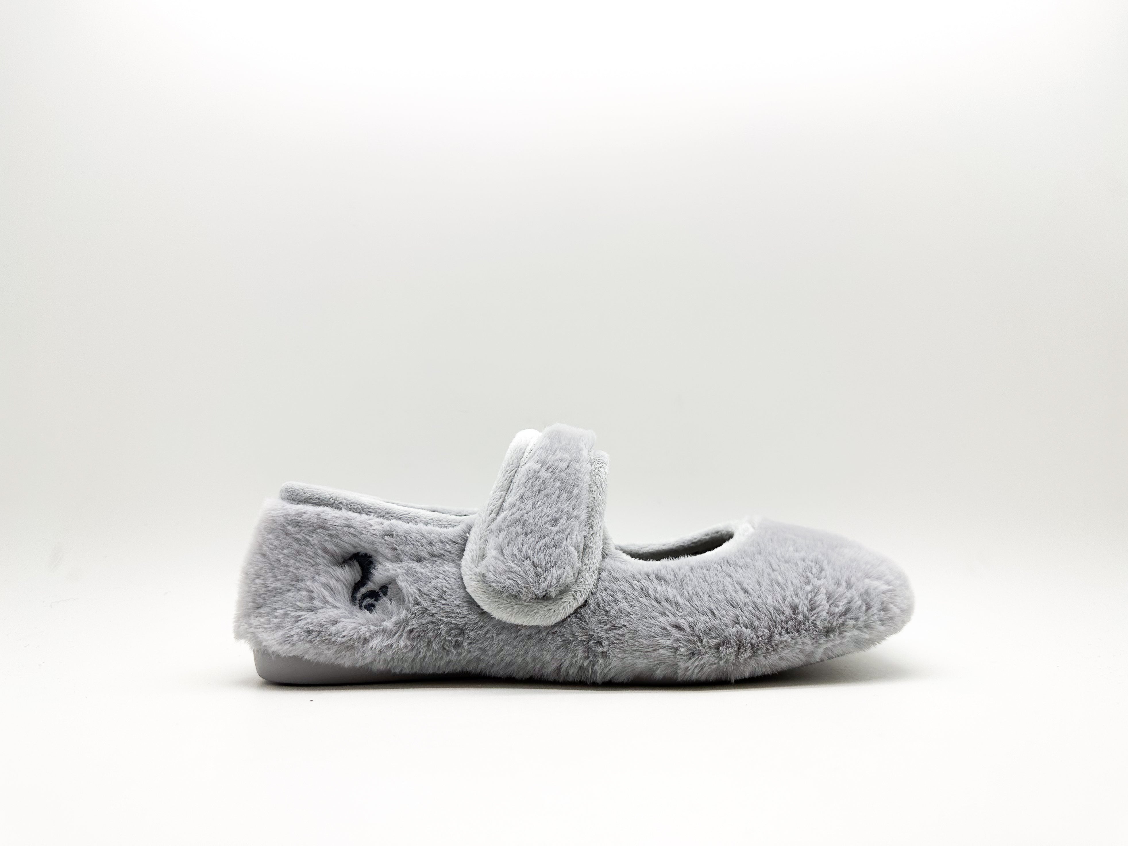 thies womens vegan Slippers Rec Ballerina Grey