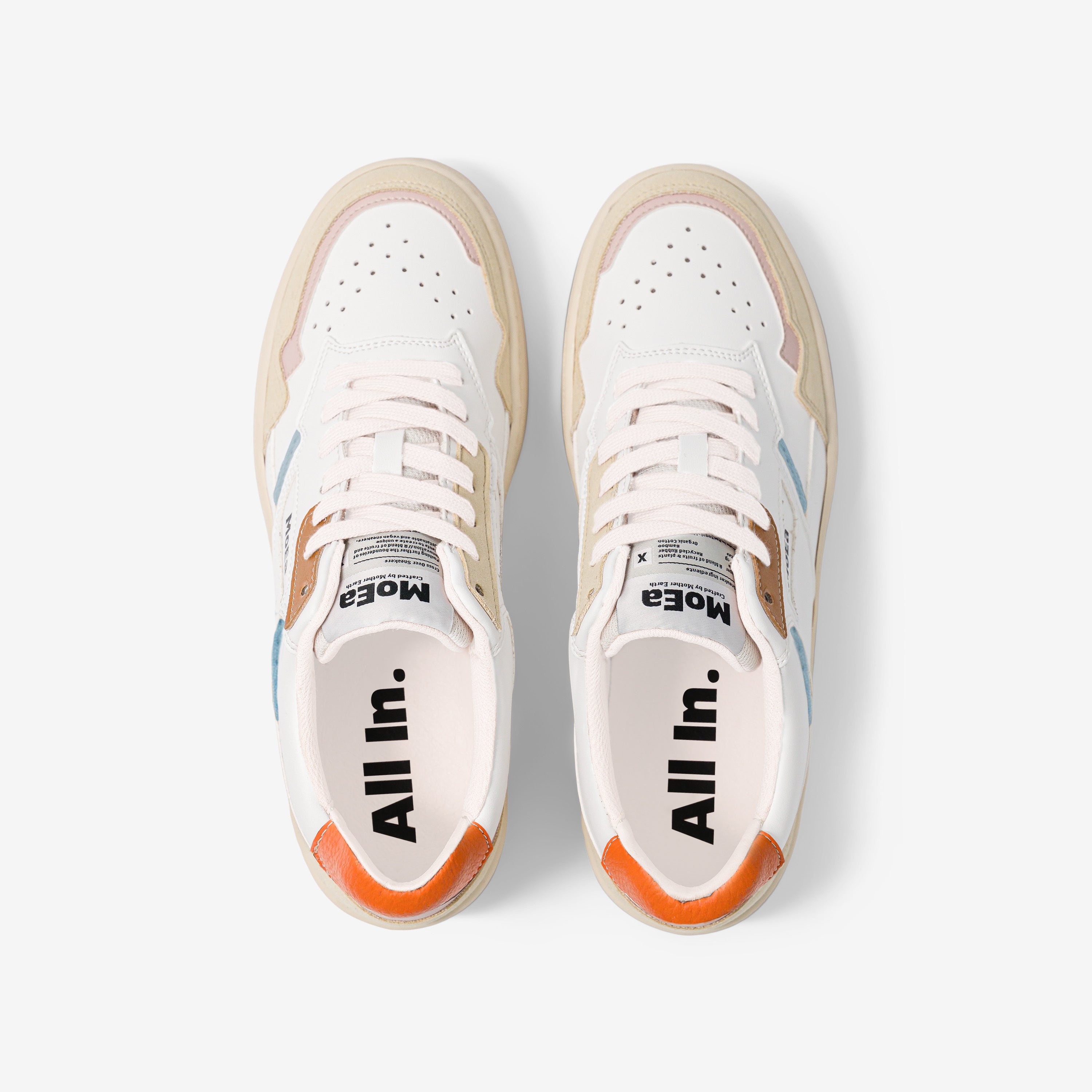 MoEa men vegan Sneakers Gen1 All In Opal White